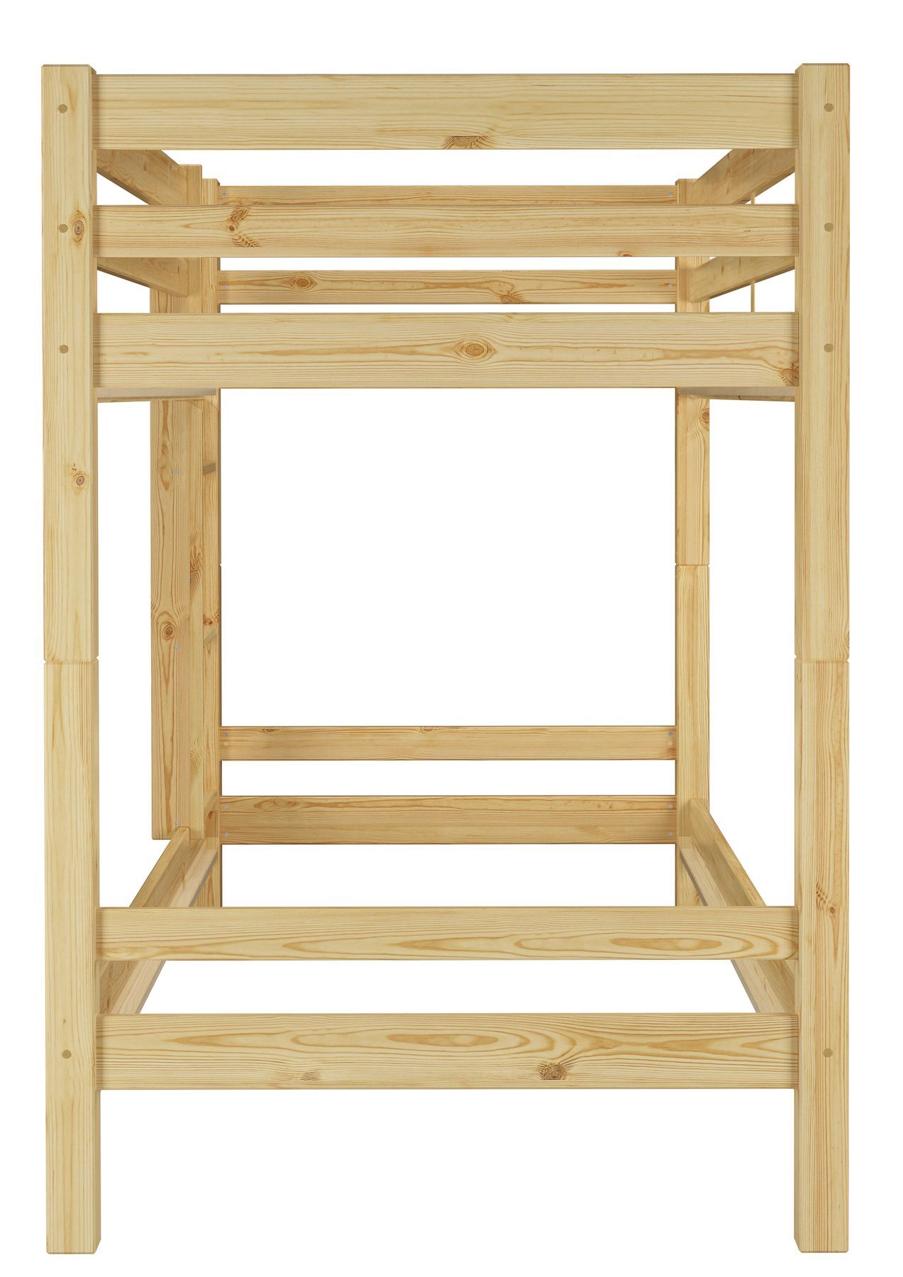 Holzgestell, Palettenholz, Küchenregal, Rahmenkonstruktion, Holzregal, Etagenbett Kiefer natur