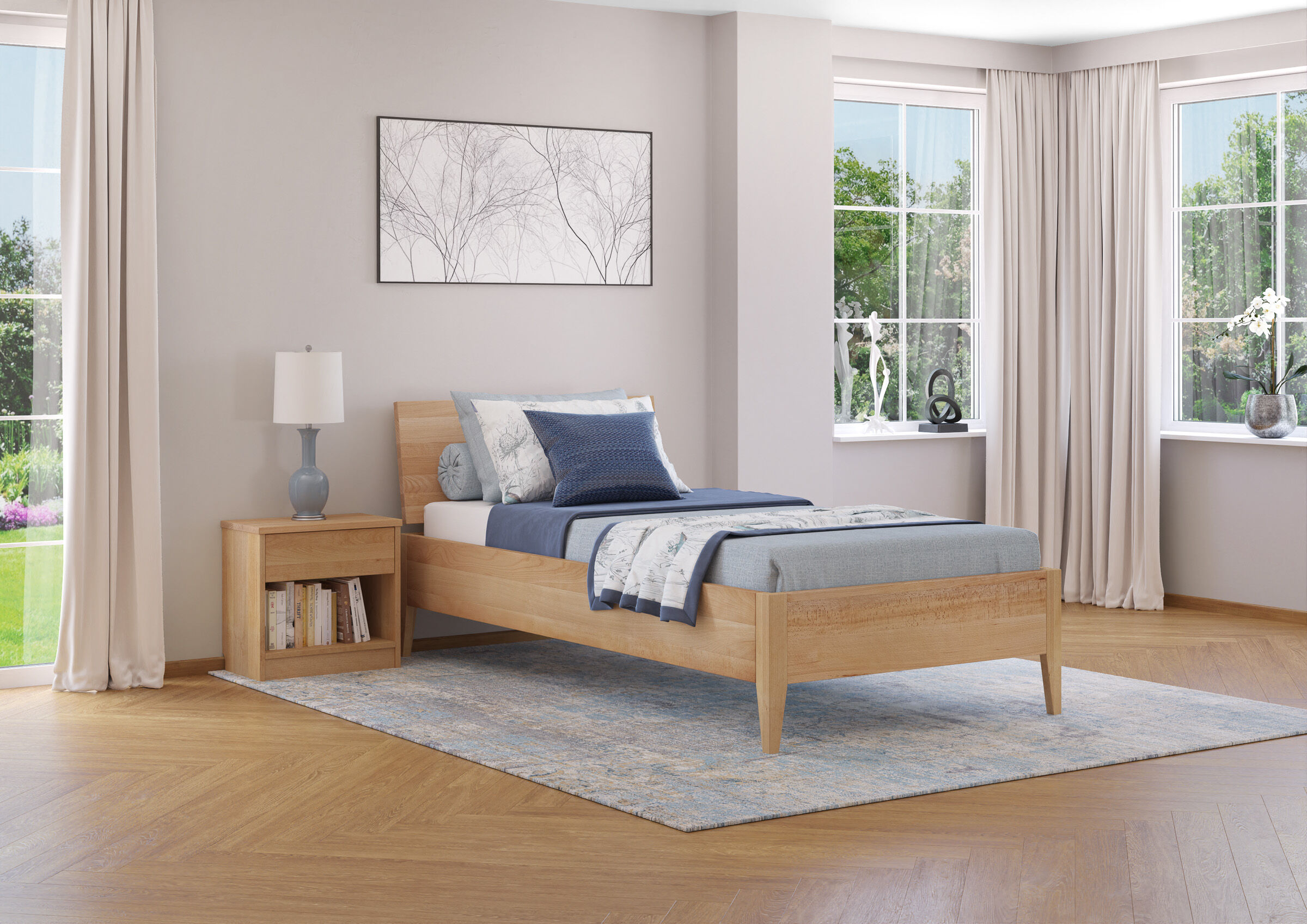 Innenarchitektur, Inneneinrichtung, Teppich, Bett, Mobiliar,