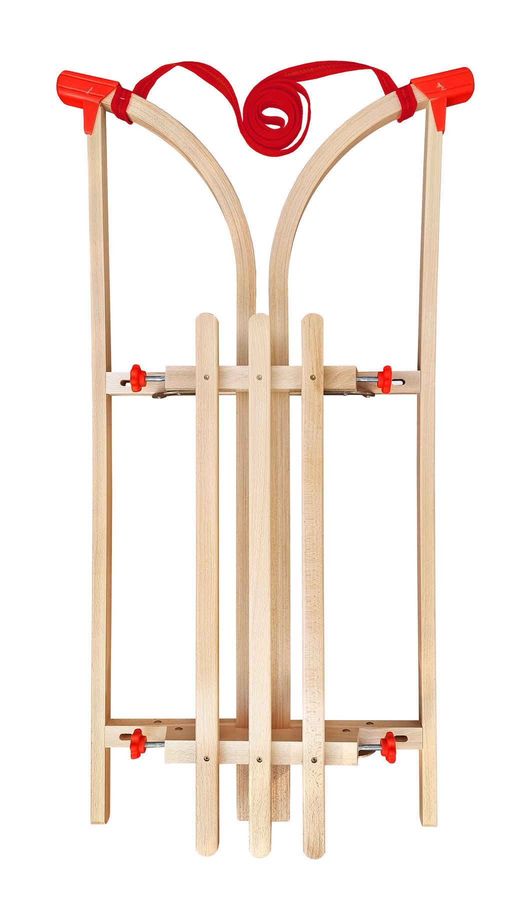 Schlitten, Schlitten aus Holz, Schnellschlitten, Holzschlitten, Kufen, Klappschlitten
