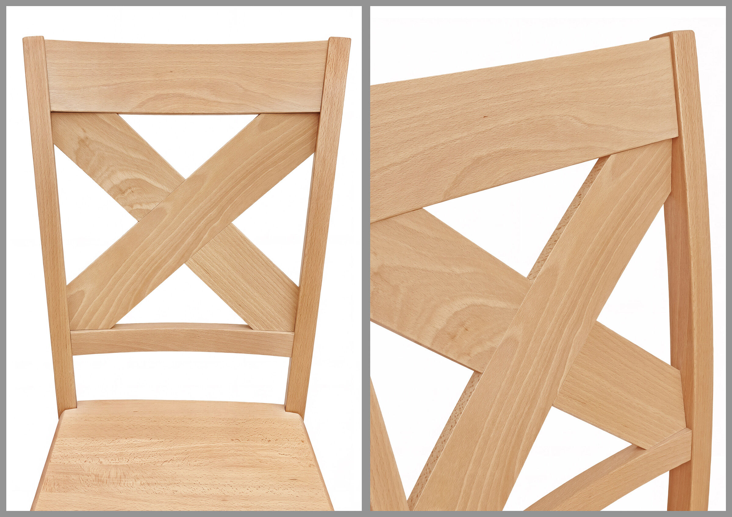 holzstuhl, stuhl, geometrisch, naturholz, holzstruktur, Detailbild der Rückenlehne des Stuhls