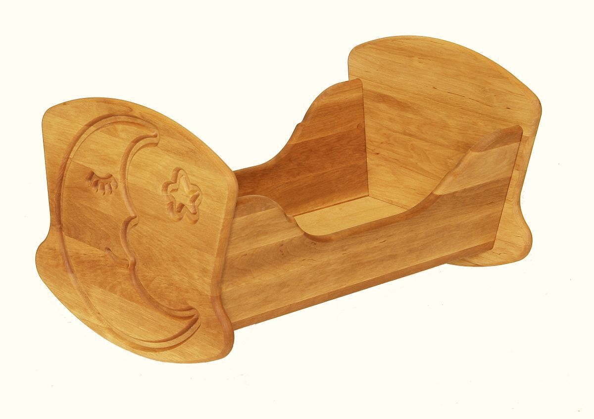 Holzkorb, Korb aus Holz, Schnellkorb, Kinderwagenzubehör?, Holzfigur?, Holzwiege für Puppen
