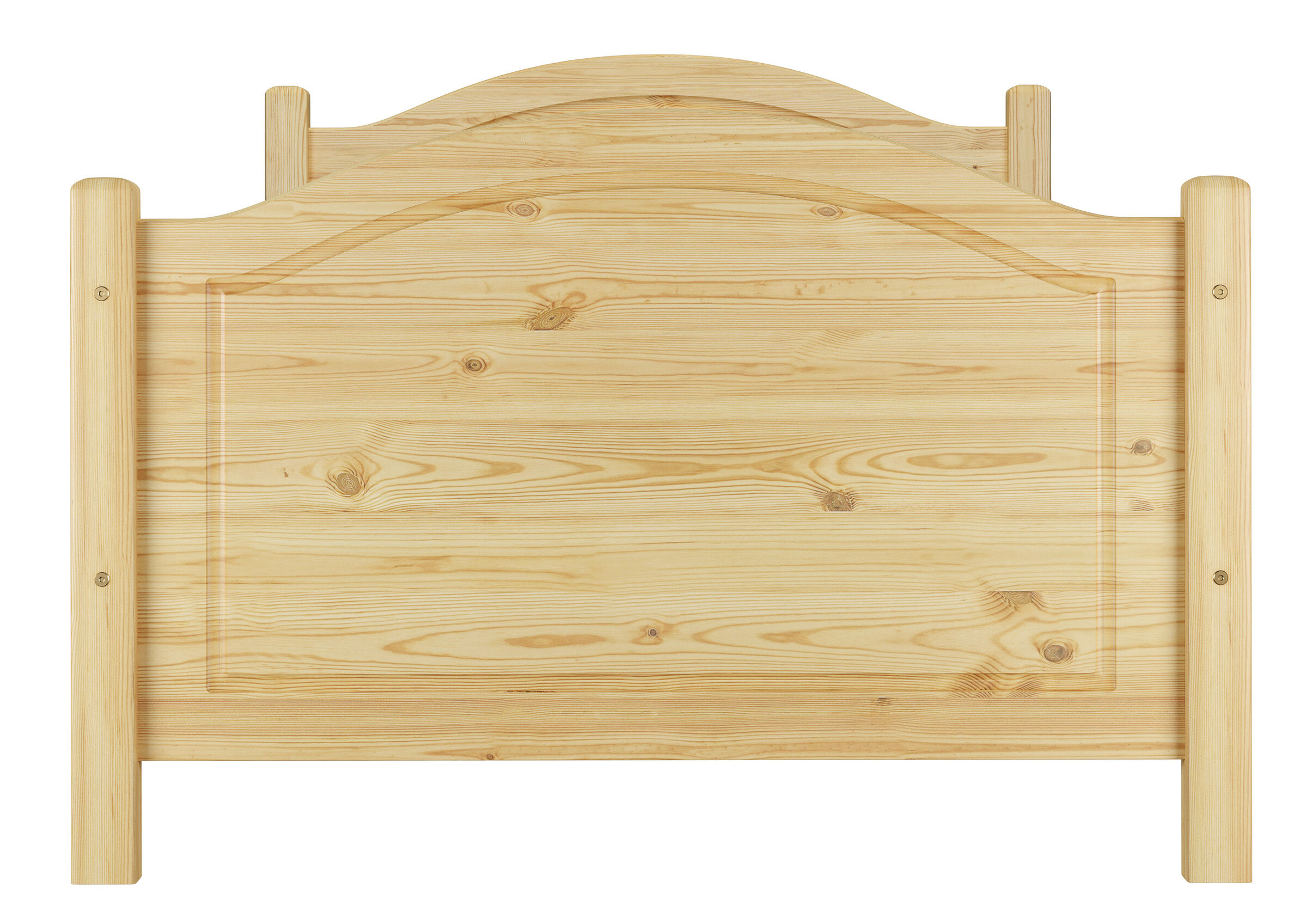 Holzbett, Holzstruktur, Naturholz, Kopfteil, Lattenrost/Fuß?, Fußteil im Detail