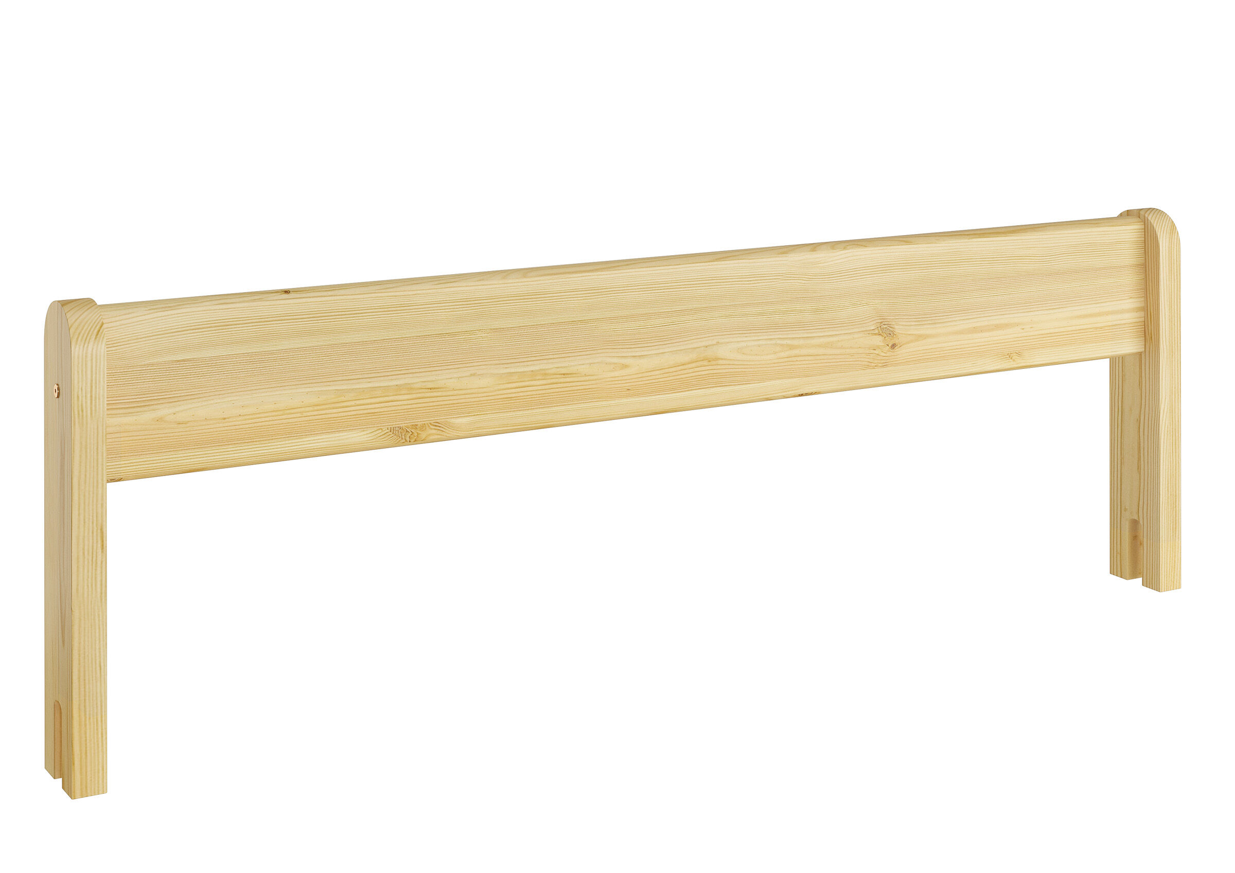 Holzbalken, Bettkopfteil, Naturholz, Holzlatten, Lattenkopfteil, Kindersicherung