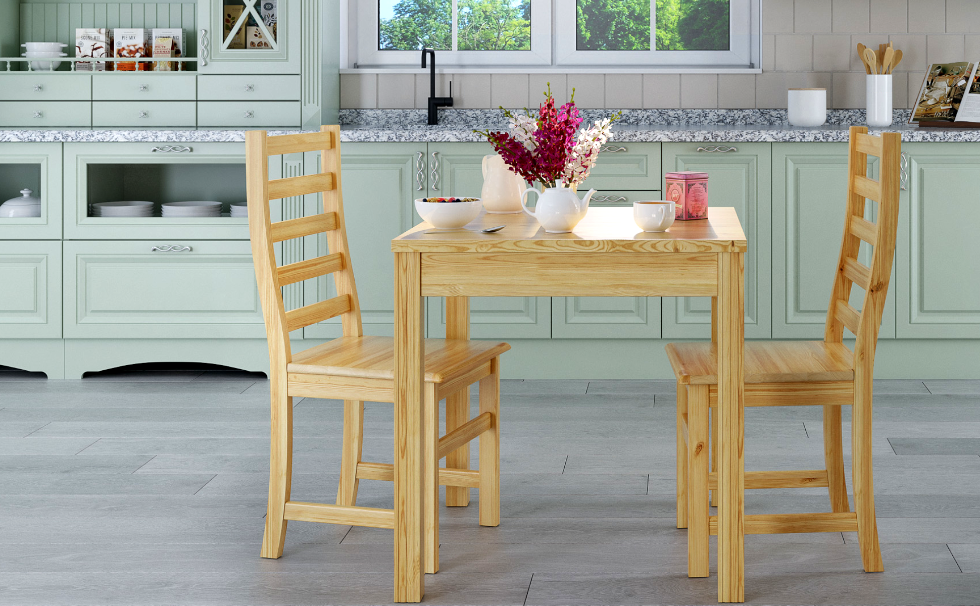 Esstisch, Tisch, Esszimmer, Innenarchitektur, Küche,