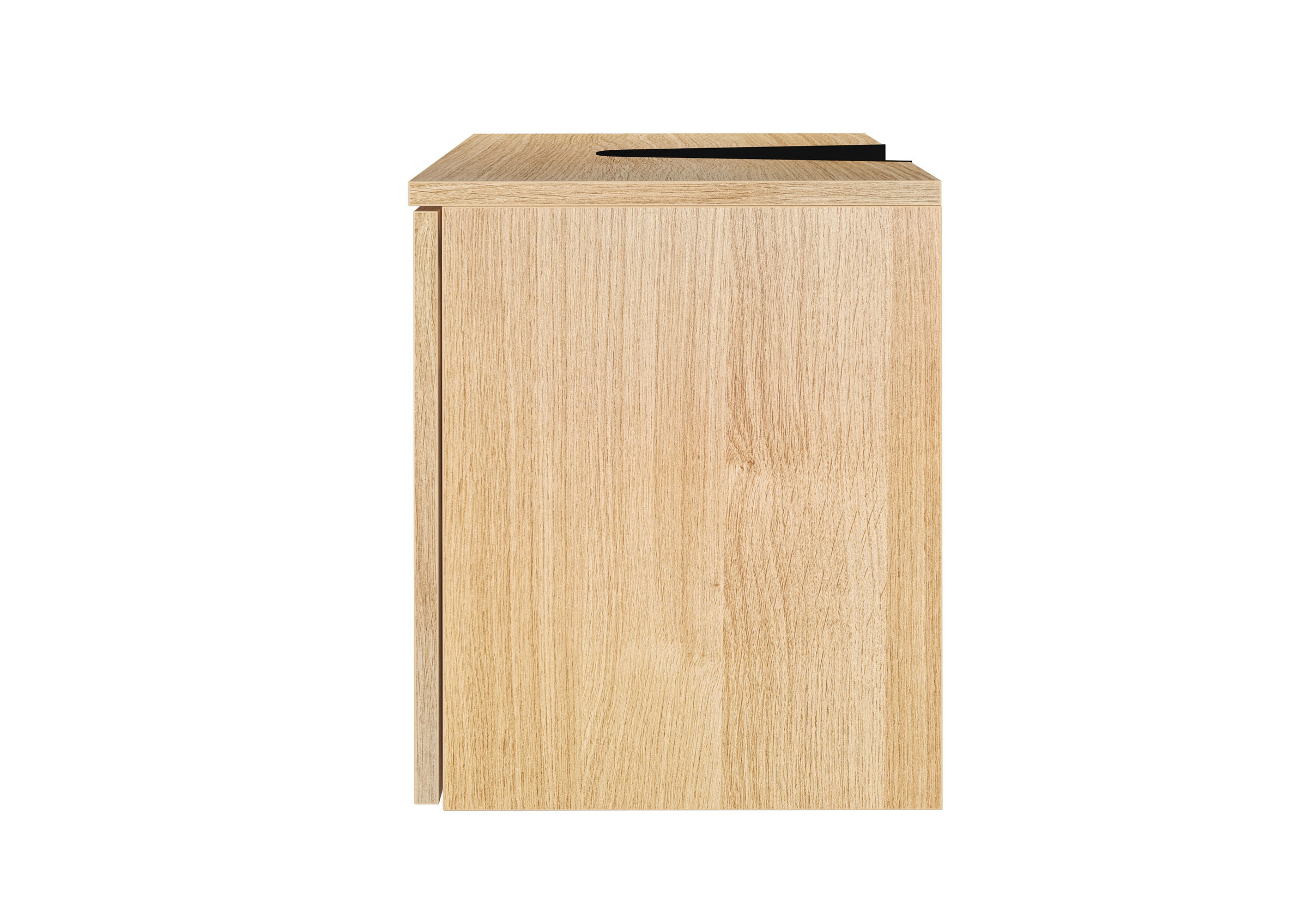 Mülleimer, Holz, Abfallbehälter, Säuberungsbehälter, Küchenbehälter, Waschbeckenunterbau Eiche