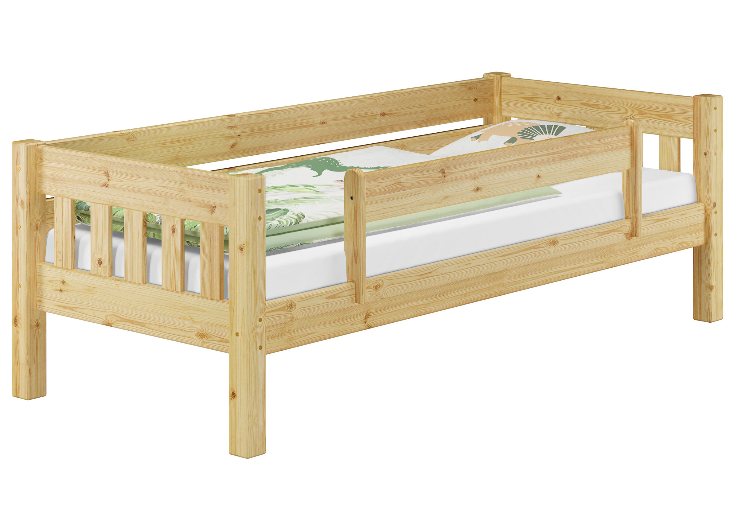 Kinderbett, Holz, Einzelbett, Kleinkindbett, Holzbett,