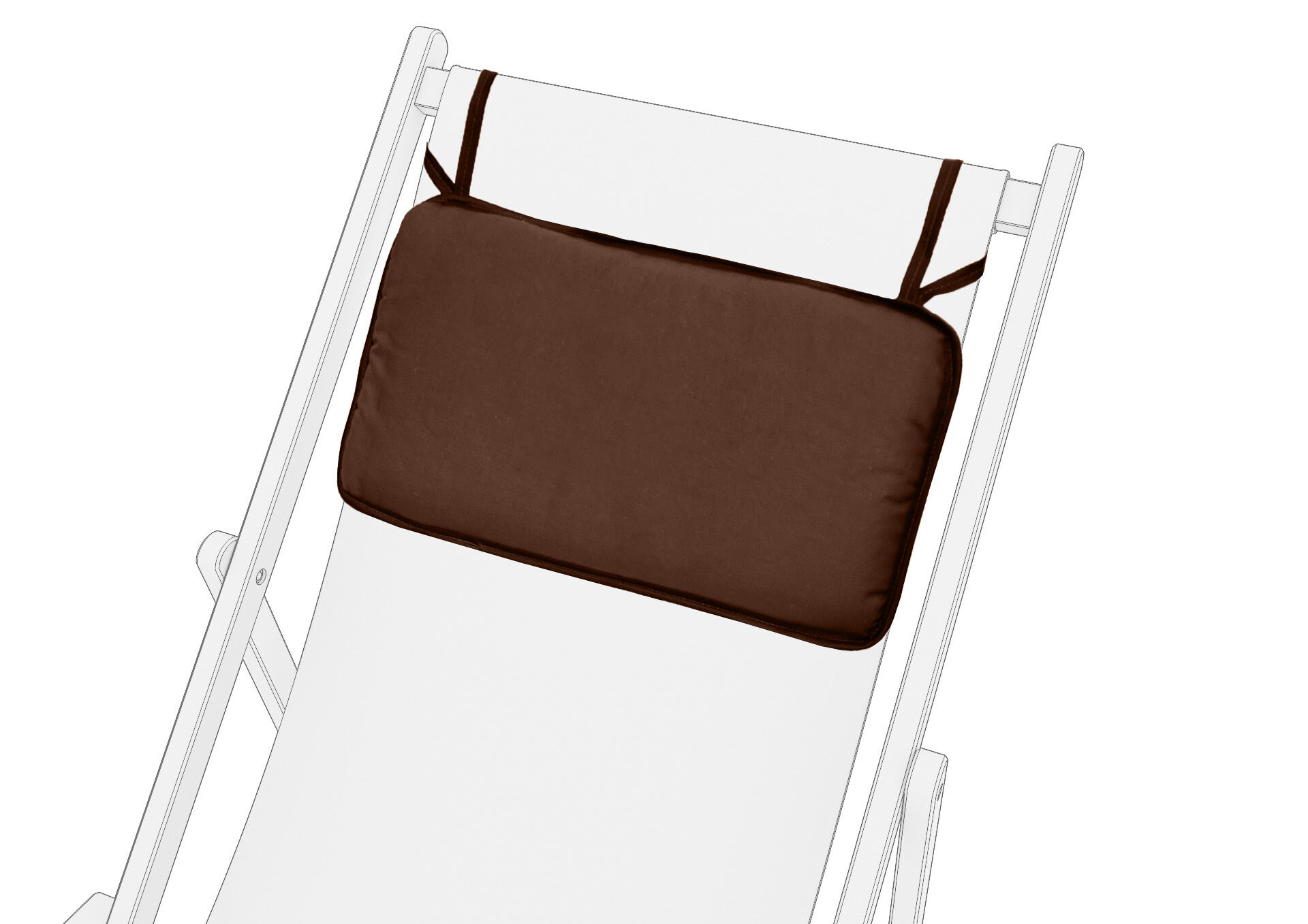 Sitzkissen, Kissen, Bürokissen, Hockerpad, Brown, Position des Kissens