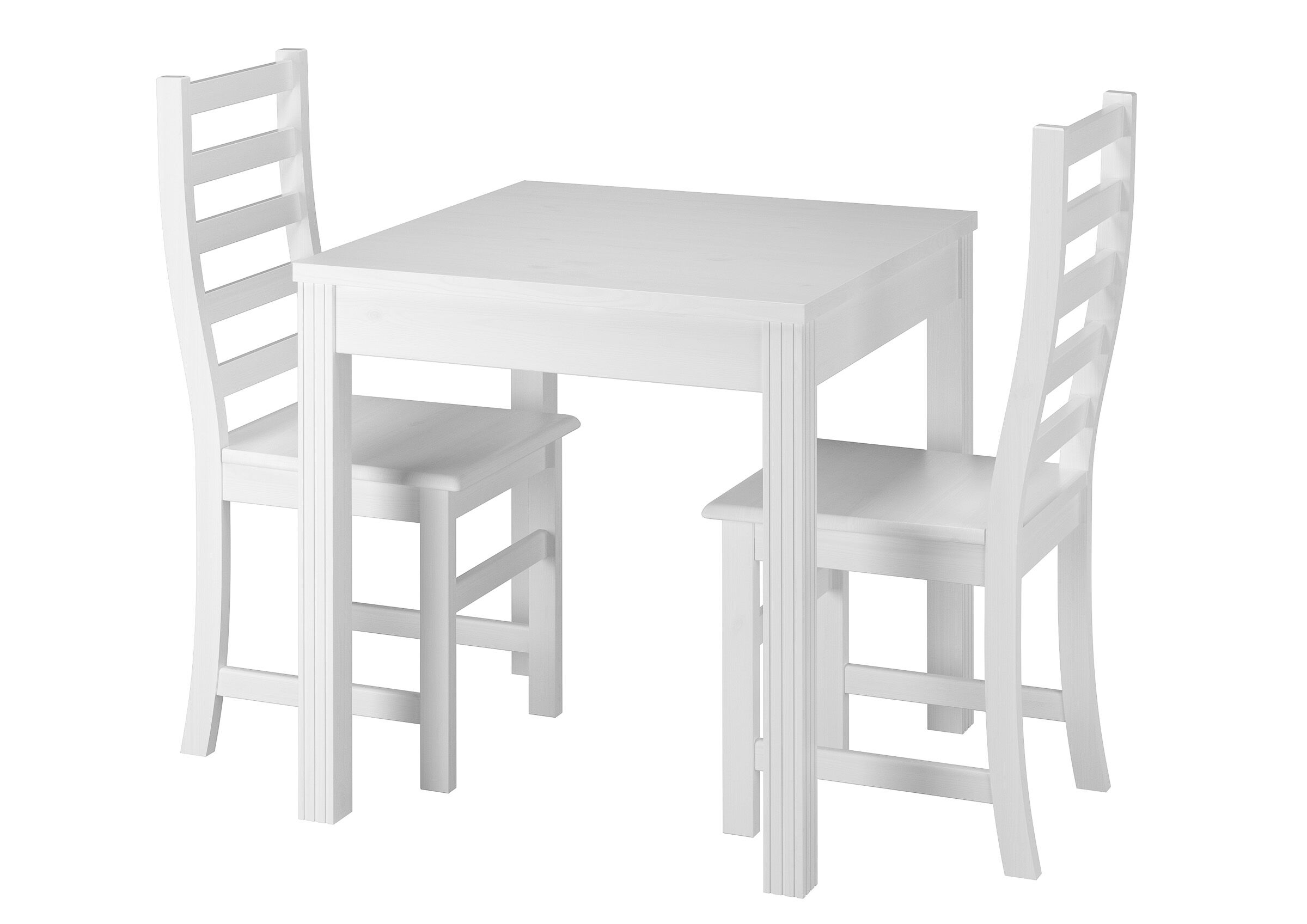 Holzstuhl, Esstisch, Weiß, Stuhl, Tisch,