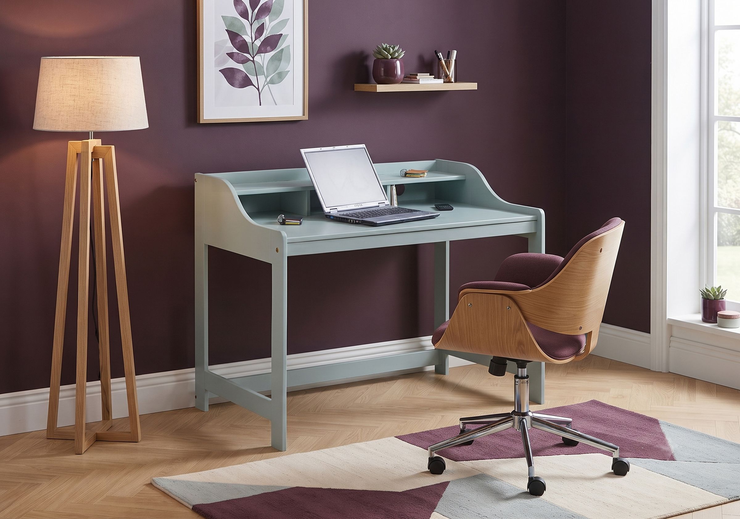 Schreibtisch, Laptop, Bürostuhl, Schreibpult, Arbeitsplatz,