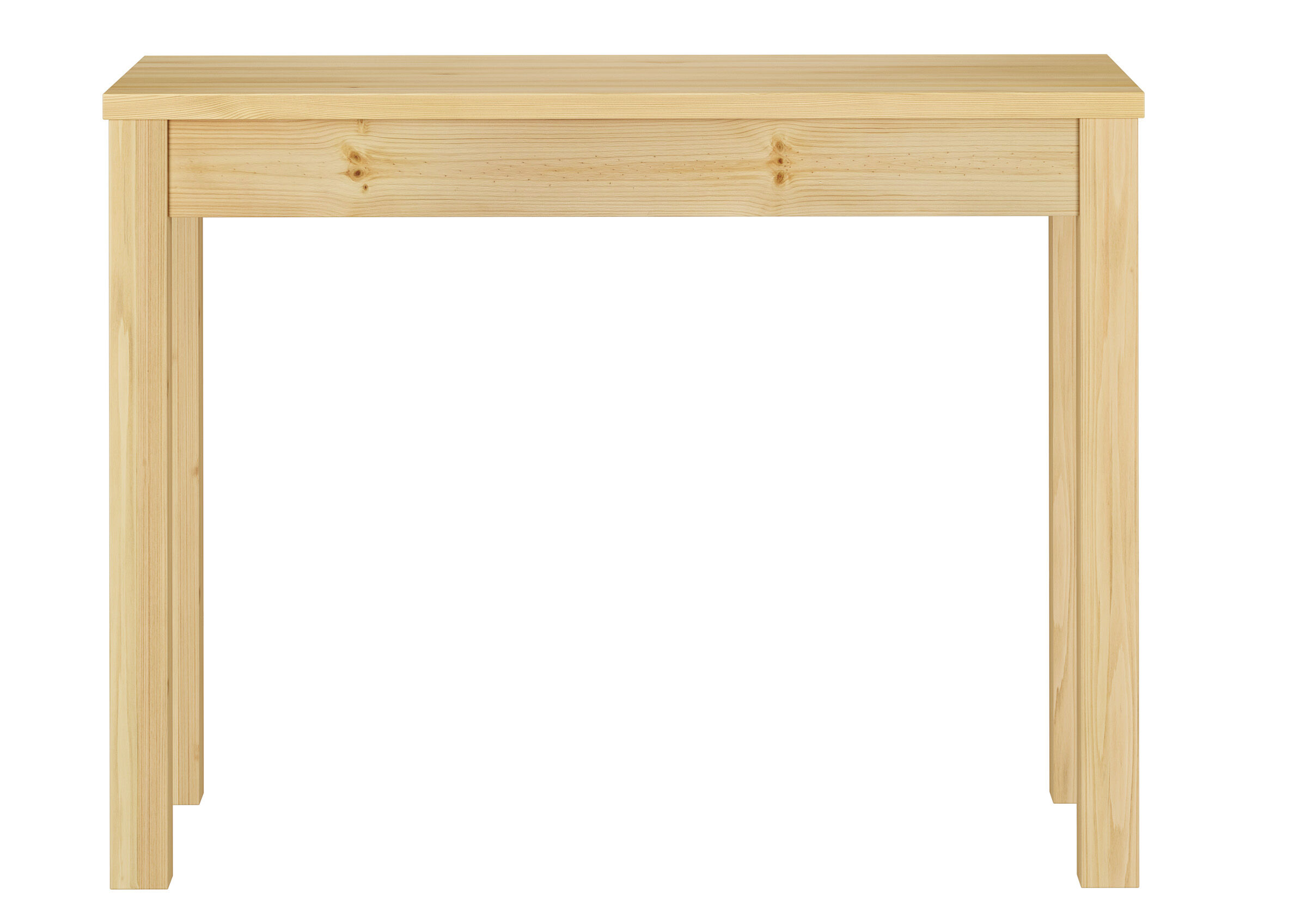 Holzstuhl, Wohntisch, Schreibtisch, Massivholz, Naturholz, Massivholztisch 100x45