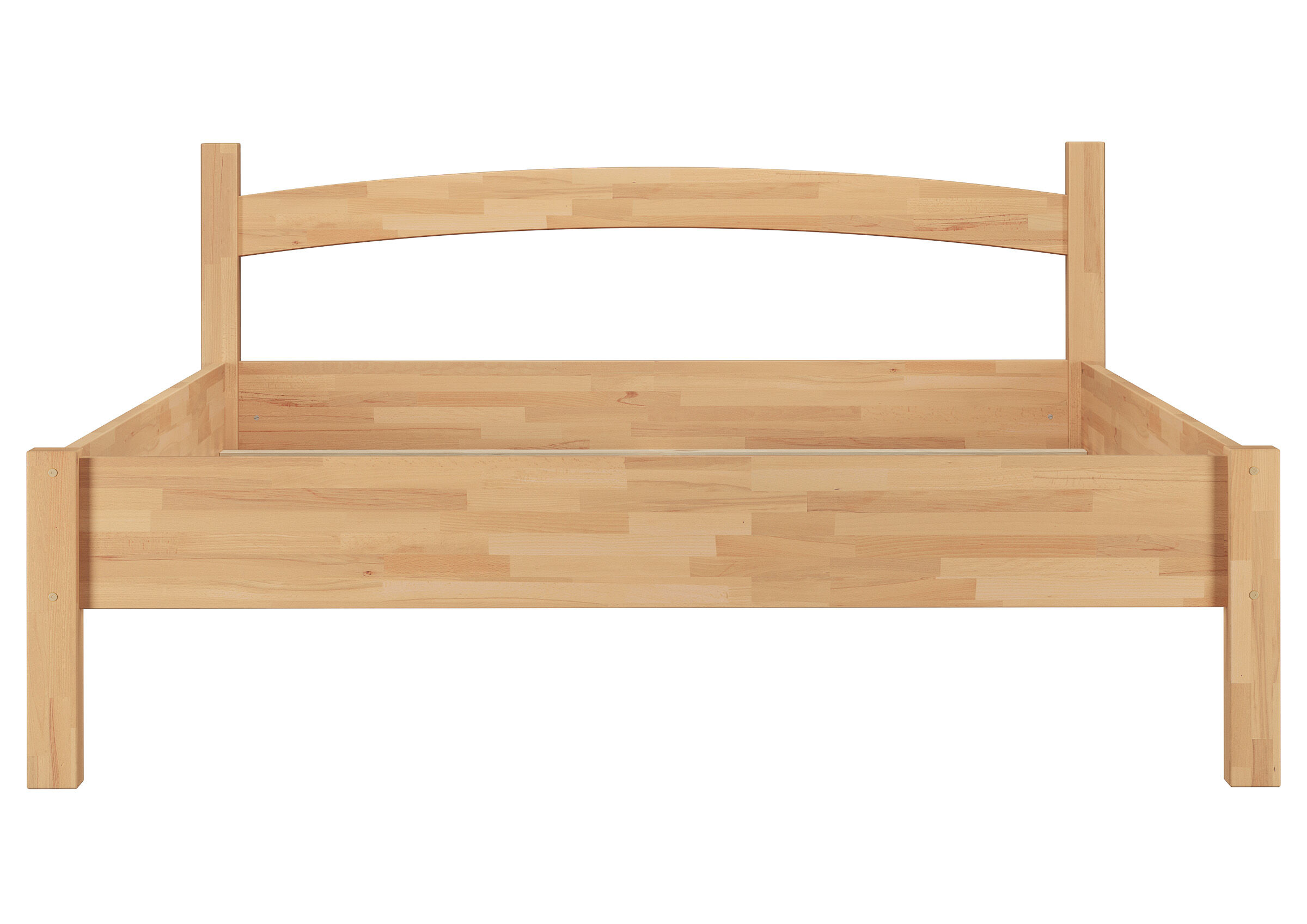 bett, holzbett, holz, kopfteil, seitenteile, Vorderansicht Buchebett