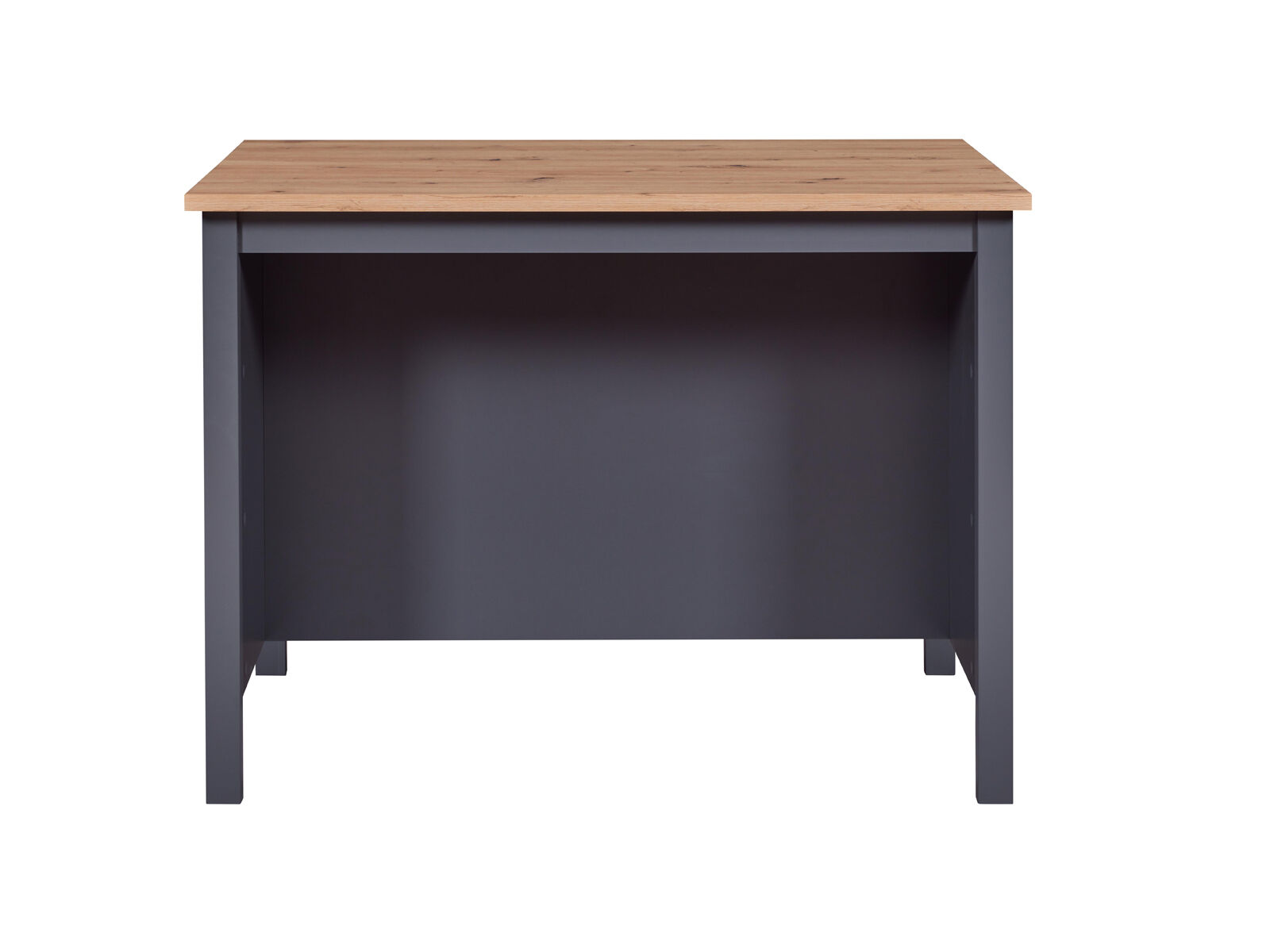 schreibtisch, holzplatte, matt grau, dienstleistung, tesselliert, Küchentresen grau von hinten