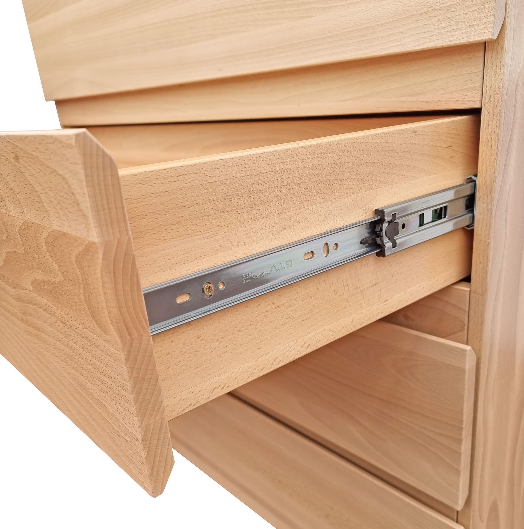 Holzkommode, Holzschublade, Korpus aus Holz, Metallführung, Schubladenschrank, Softclose-Schubladen