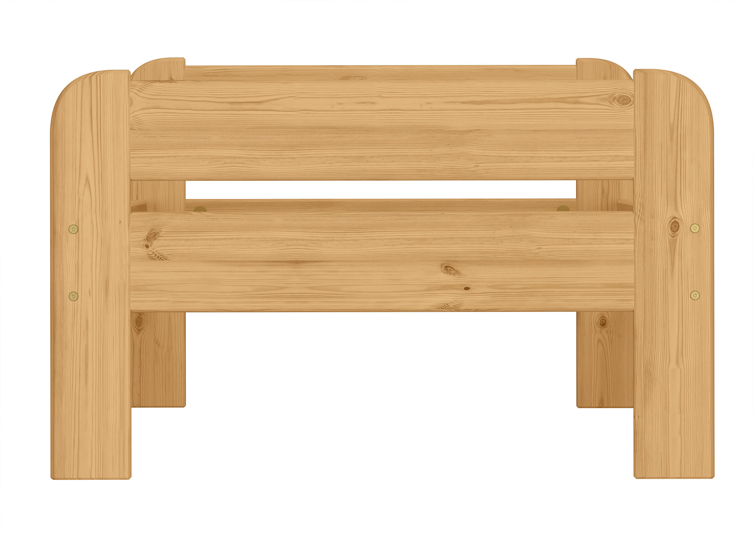 Holzstuhl, Kinderbett, Holzbank, Naturholz, Holzlatten, Schönes Einzelbett 90x200 aus Kiefer