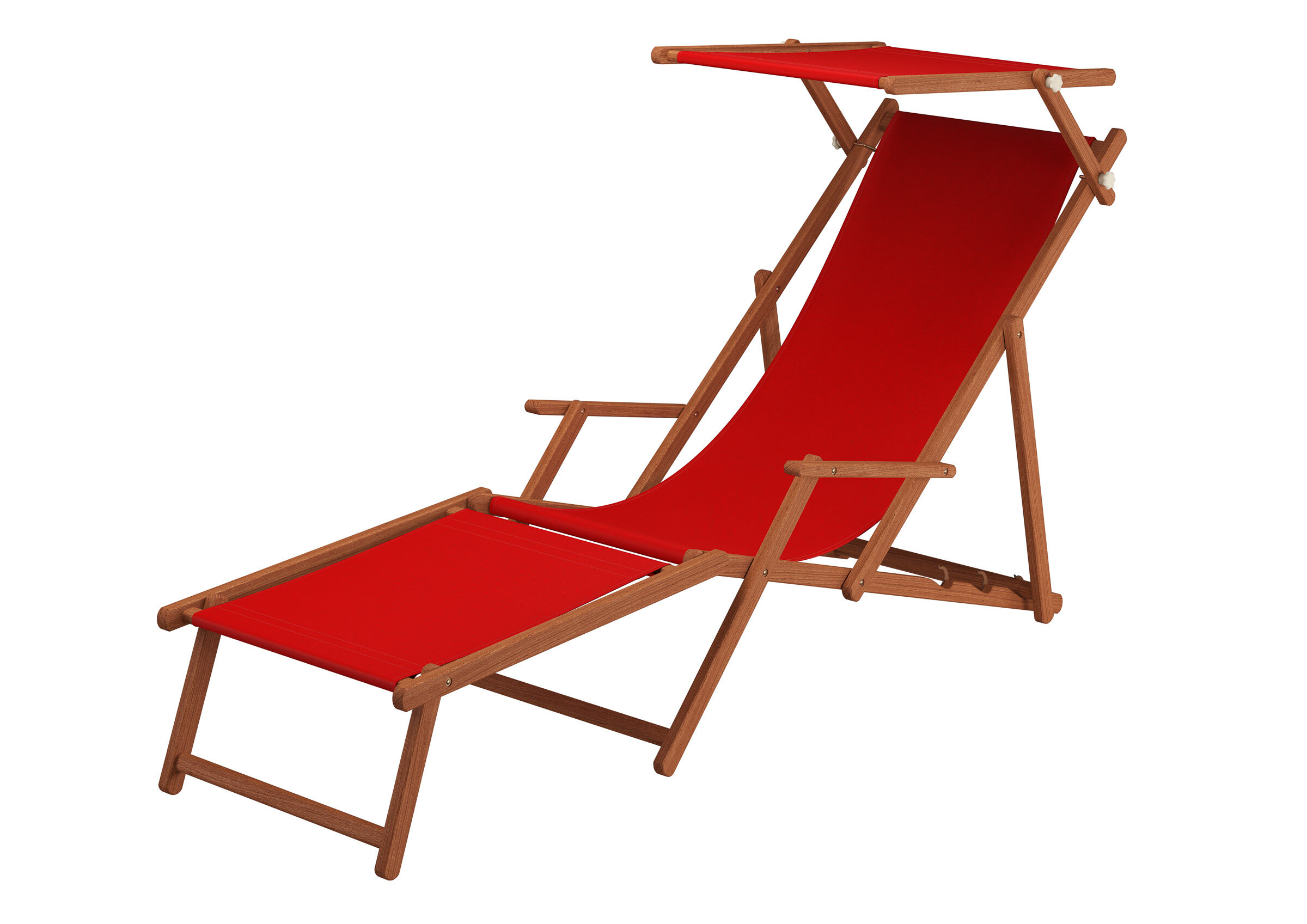 Stuhl, Mobiliar, Strandliege mit Blende und Fußteil