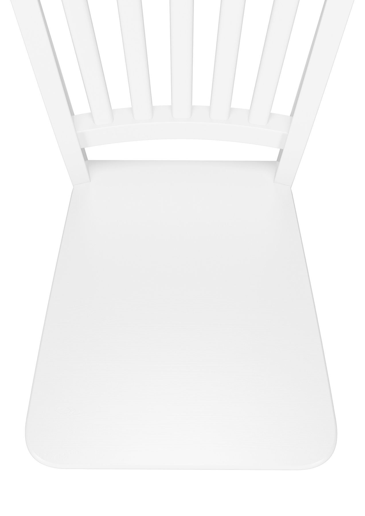 weiß, Stuhl, Sitz, Lehnenstäbe, minimalistisch,