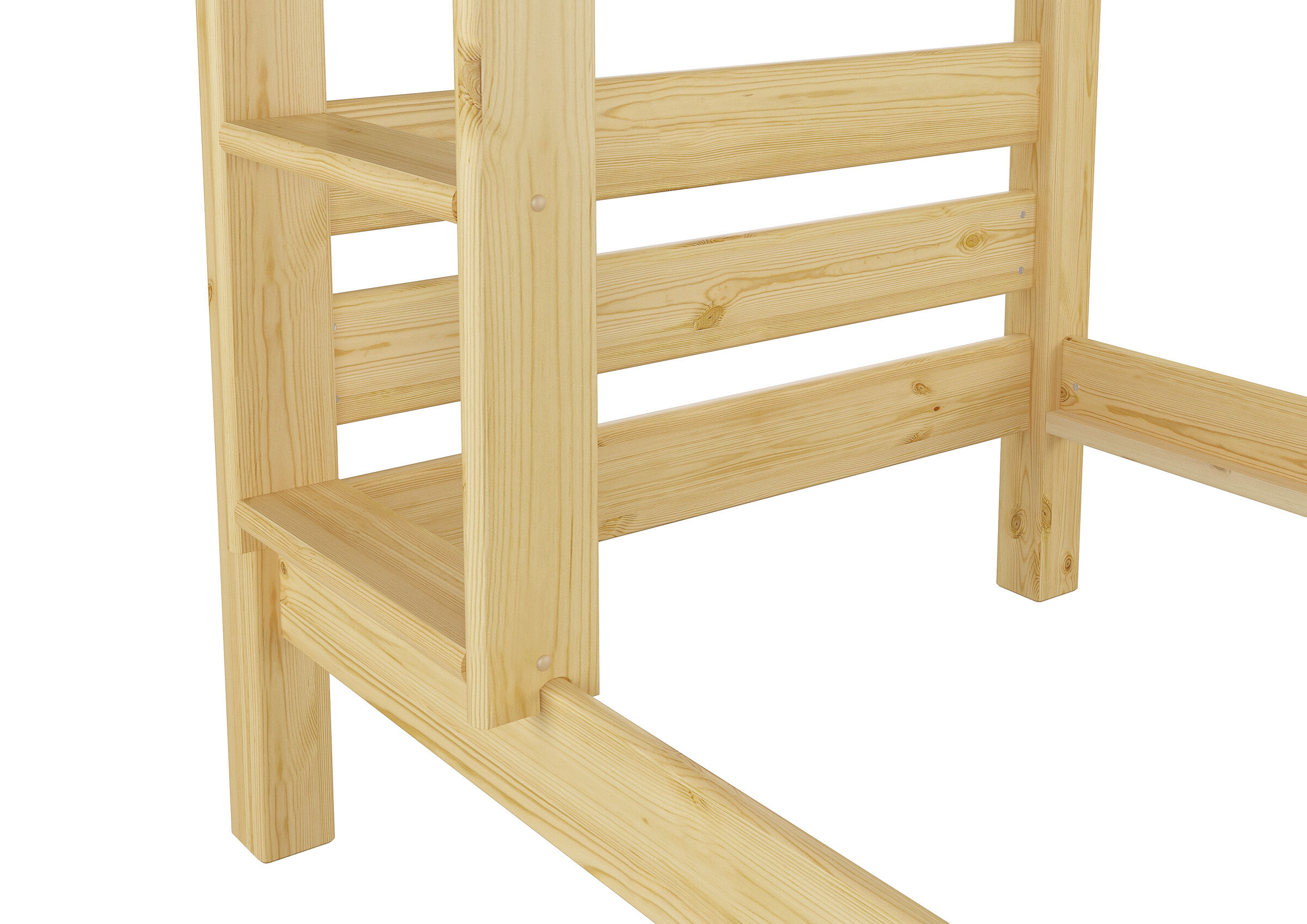 Holzregal, Holzbett, Massivholz, Naturholz, Gestell,