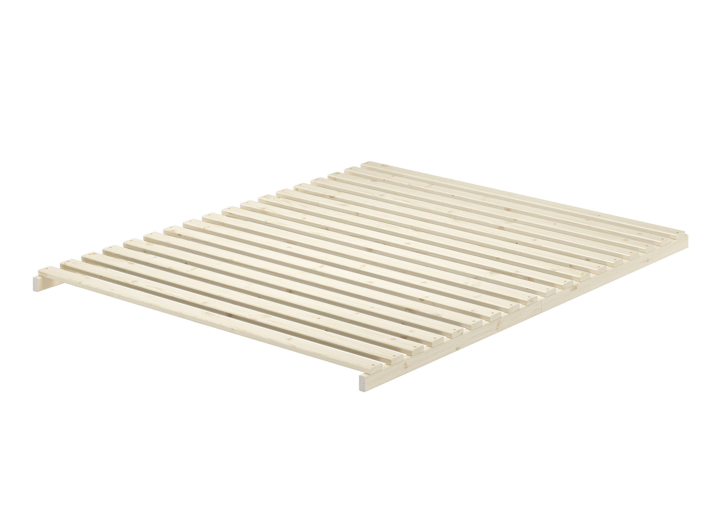 Holzbettgestell, Lattenrost, Bettboden, Holz, Schlankes Design, großer Lattenrost 160x200