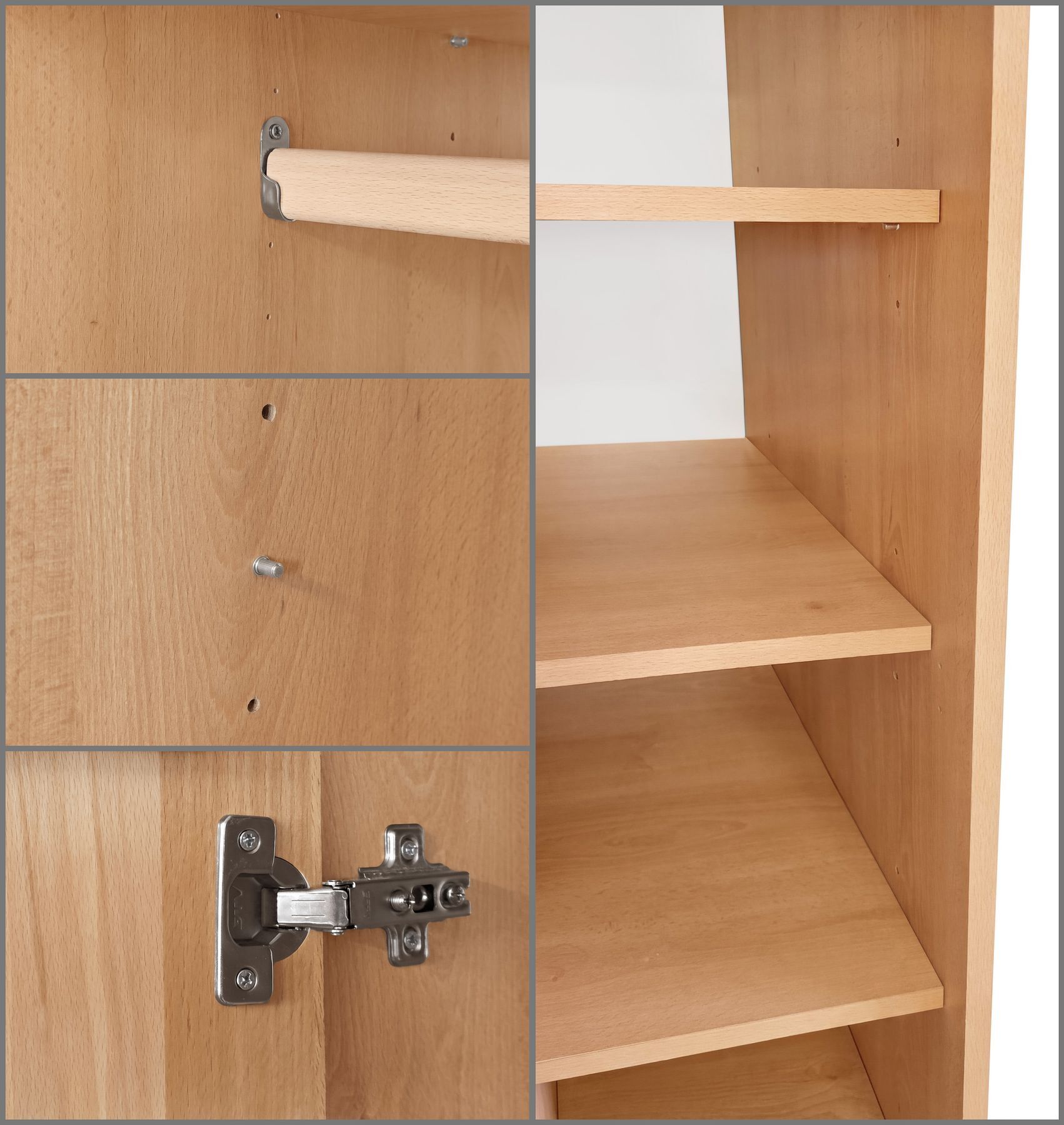 Schrank, Küche, Holz, Scharniere, Regal, Spindschrank für die Arbeit