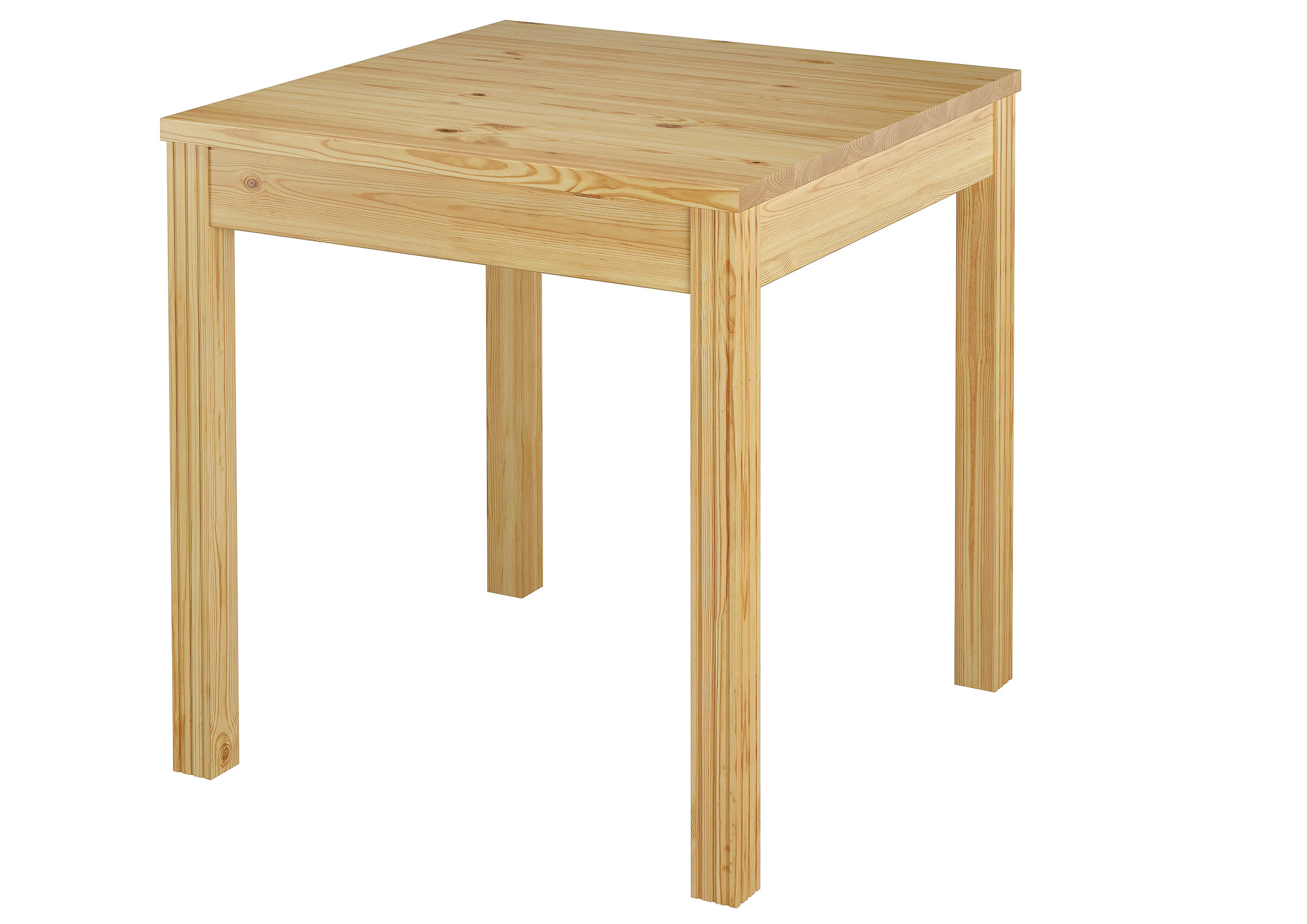 Holztisch, Garten Tisch, Naturholz, rechteckiger Tisch, vier Beine,