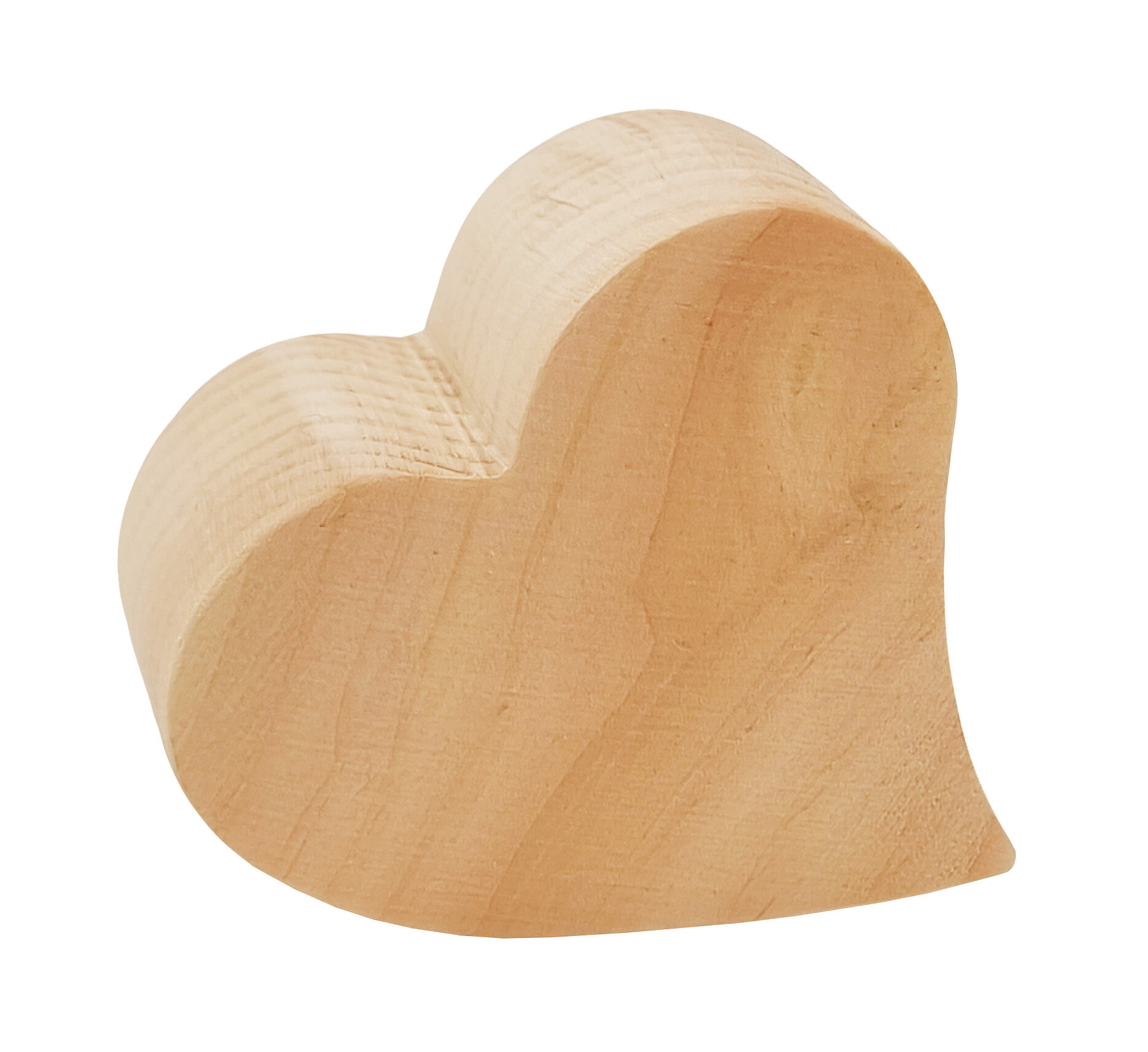 Holz, Herz, Holzdeko, Babyfreundlich, Naturholz, Herz aus Zirbenholz 5 cm