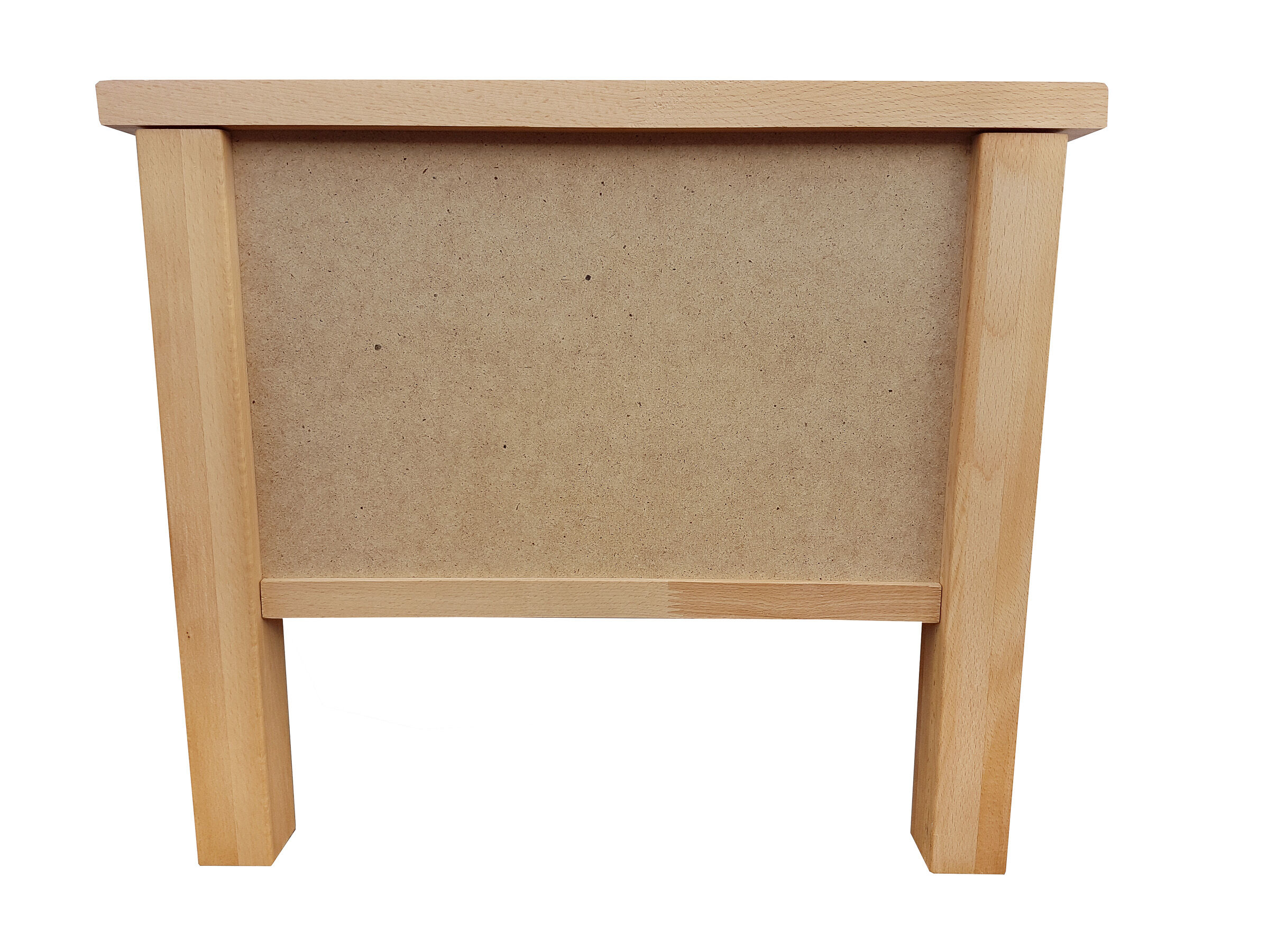 Holztisch, Beistelltisch, Naturholz, Holzstruktur, rechteckig, Rückwand Nachttisch