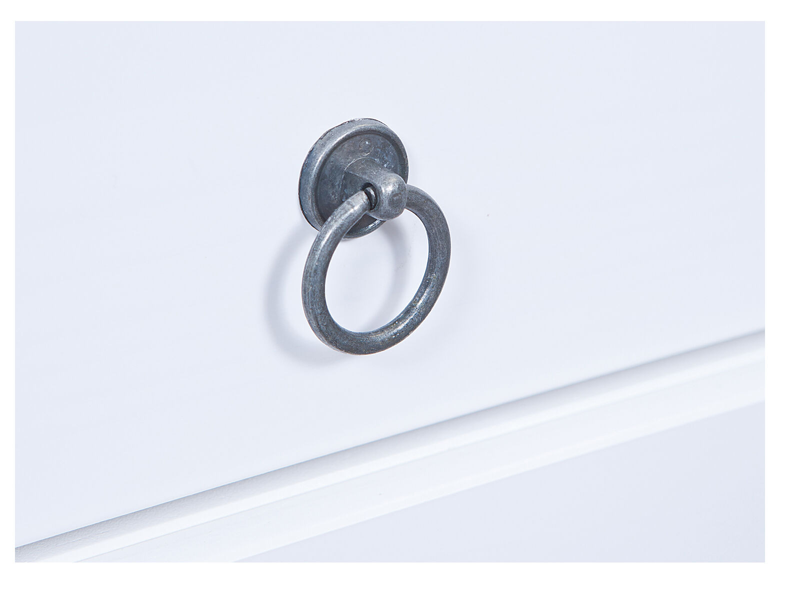 Metallring, Türring, Wandhalter, Metallbeschlag, Metallhardware, Ansicht Kommodengriff