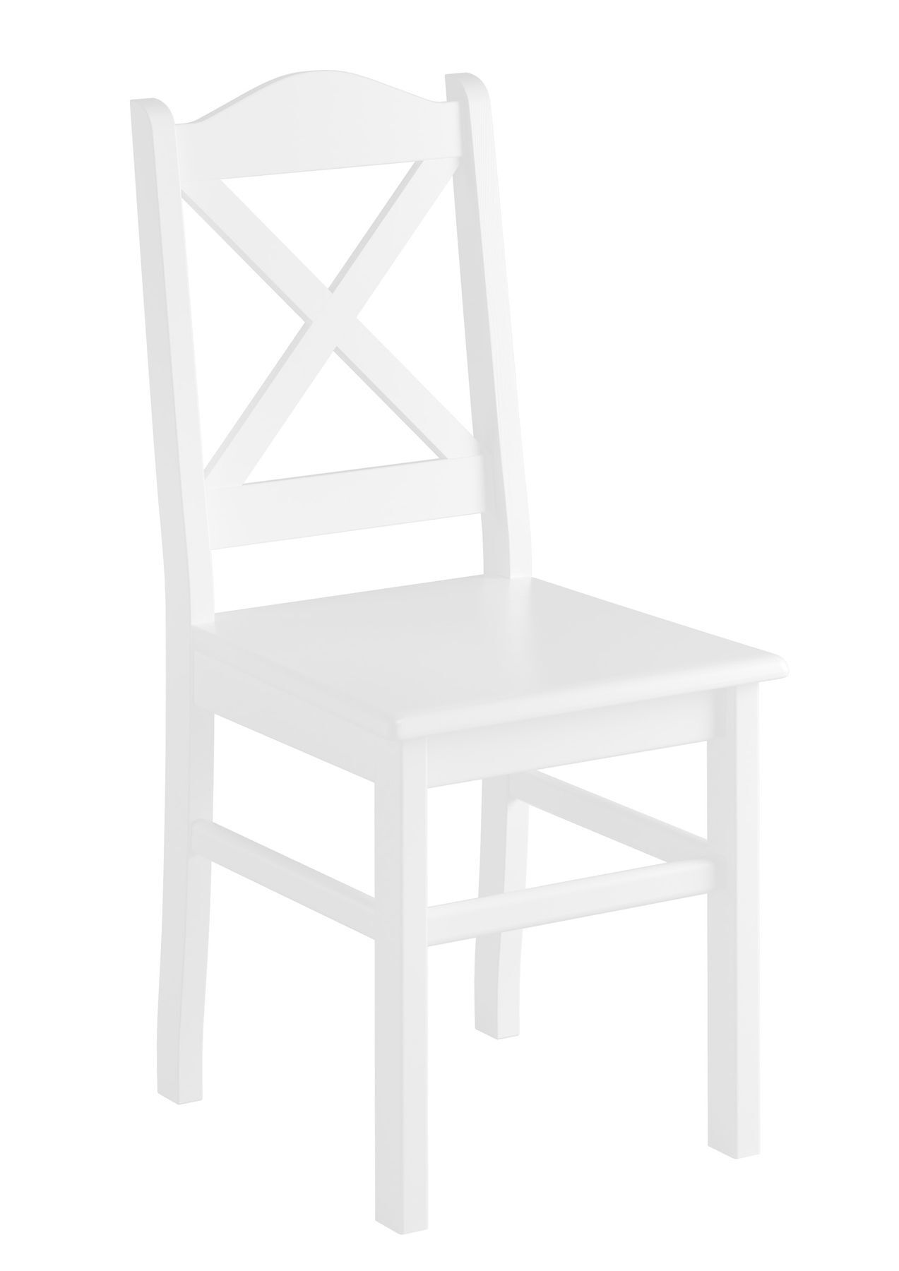 Moebel, Stuhl, Holzstuhl Küche weiß