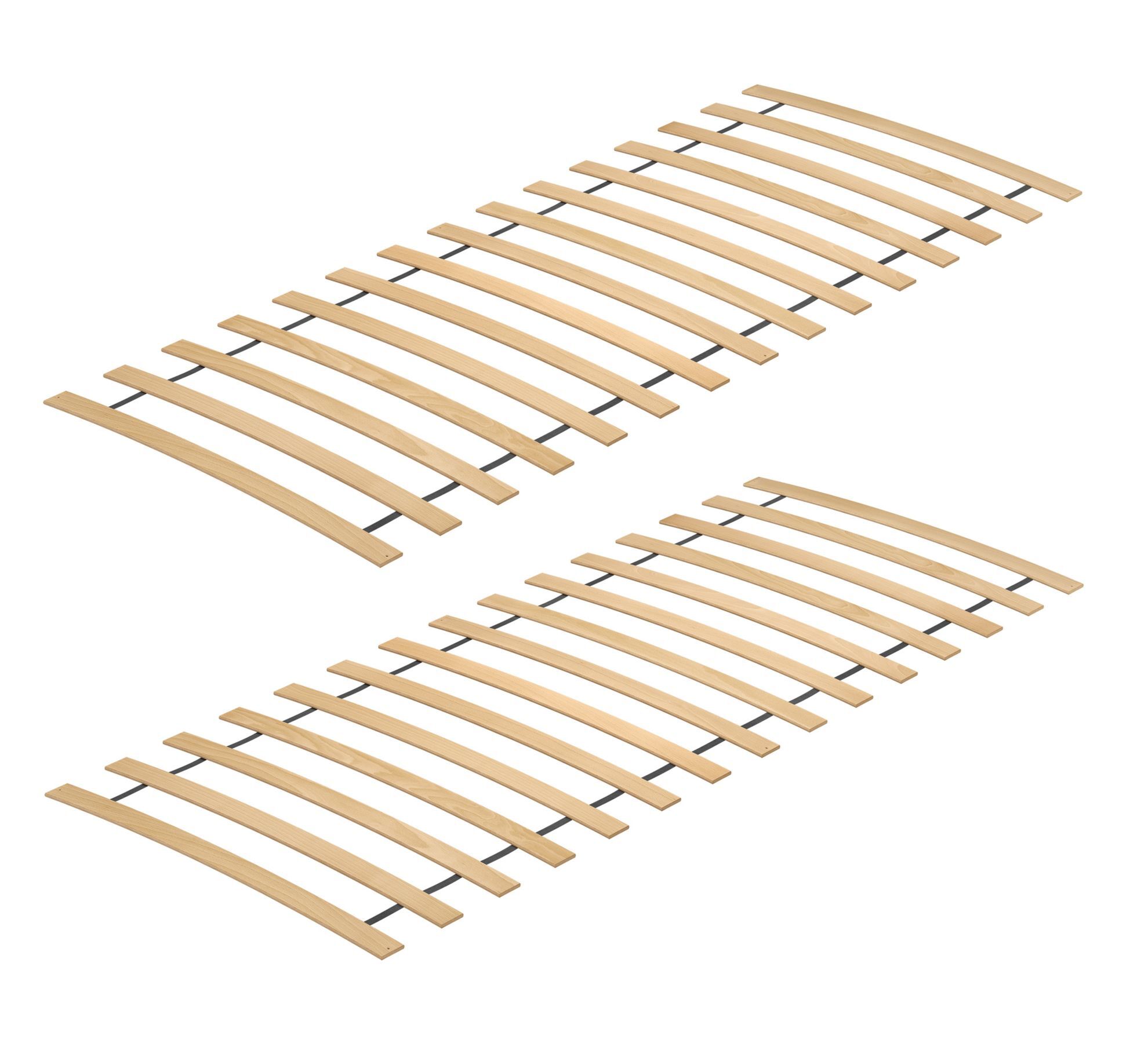 Holzlatten, Lattenrost, Bettlatten, Lattenrost-Rahmen, Holzleisten, Doppelpack von Federleisten 100x200 aus Buche-/Birke