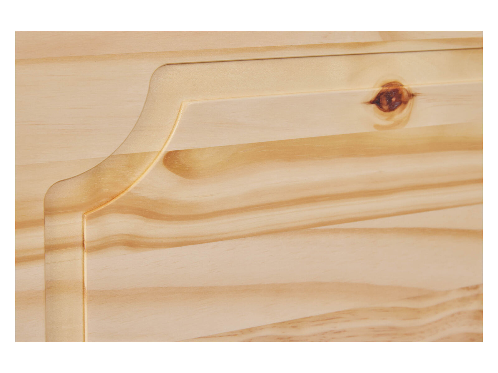 Holz, Holzmöbel, Schreibtisch, Kiefernholz, Naturholz, Ansicht Detail Truhe