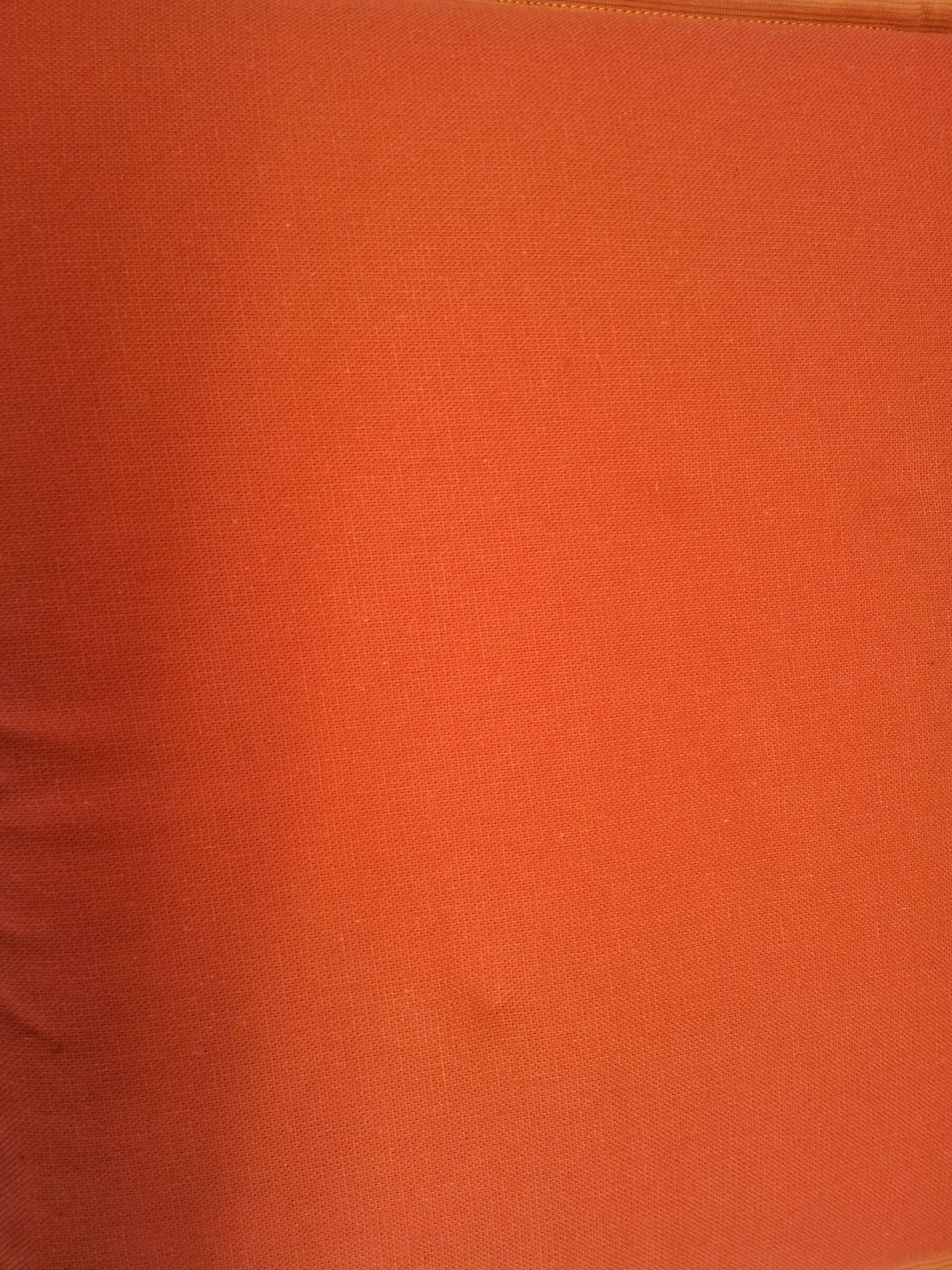 orange, Stoff, Gewebe, Textil, Material, Detailbild des Terracotta Stoffs