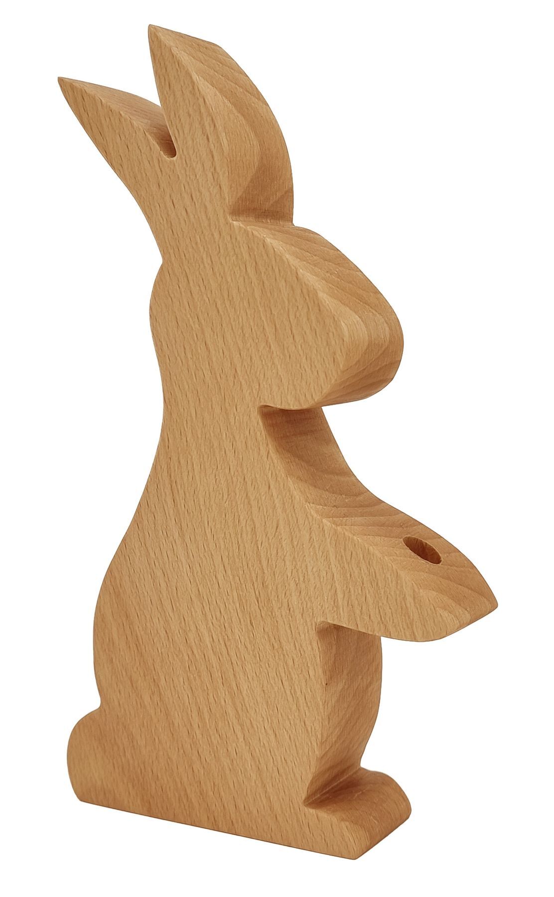 Schöner Osterhase aus Buchenholz