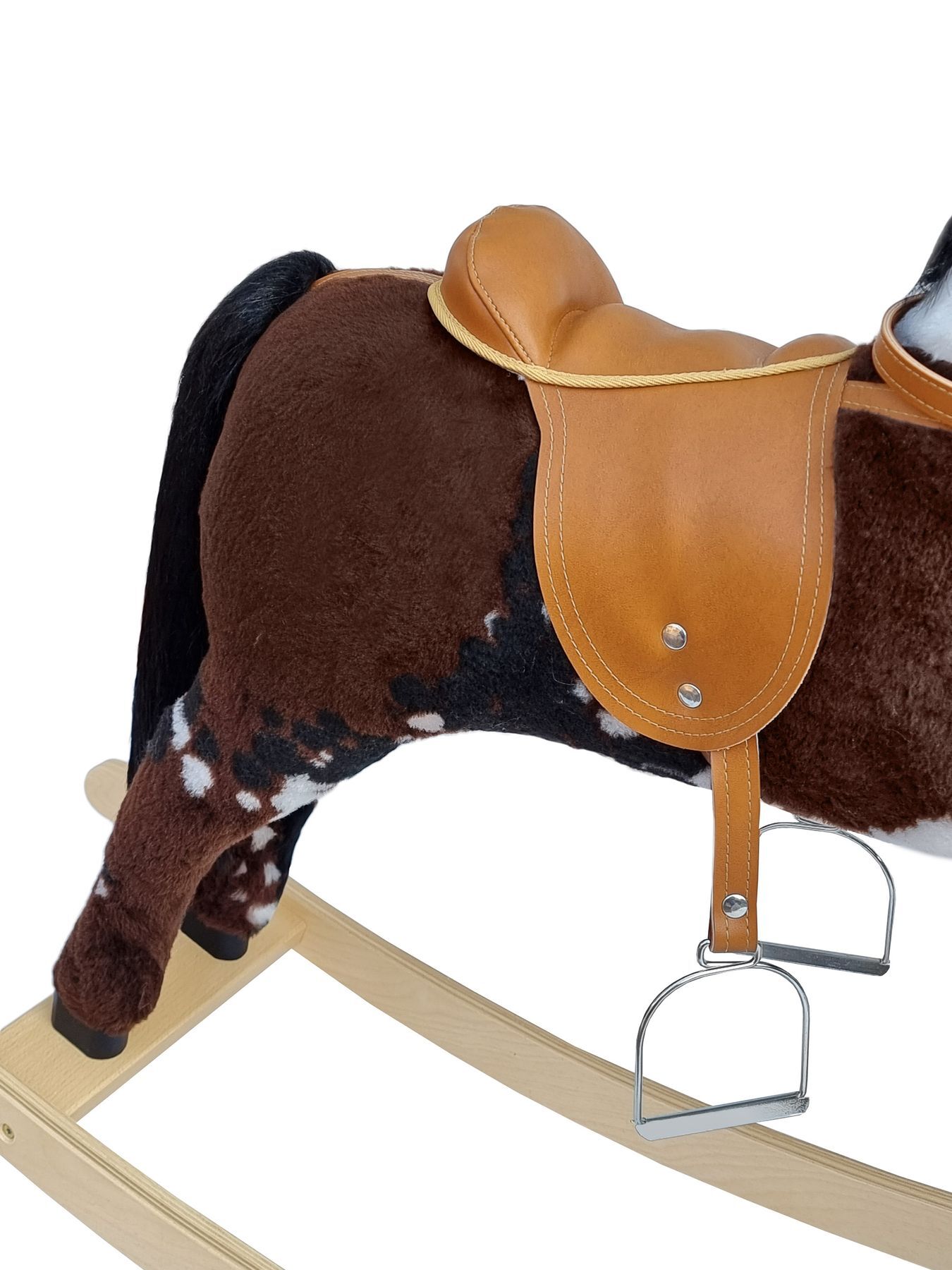 Sattel, Pferde, Berge, Schnalle, Höhe, Gesatteltes Schaukelpferd Schecke