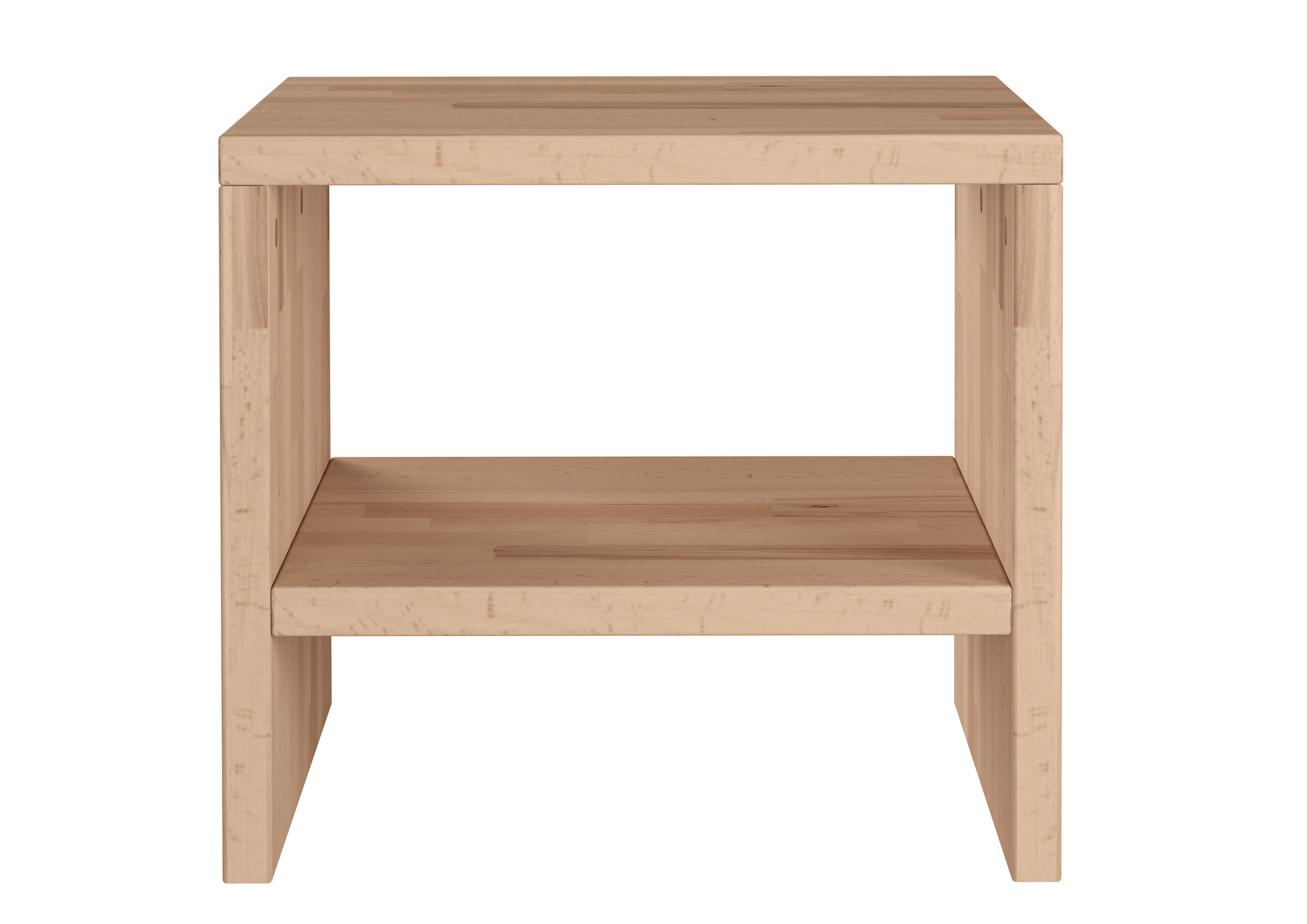 Holzstuhl, Beistellstuhl, Naturholz, Glatte Oberflächen, Massivholz-Optik, Bettablage-Buche-massivholz-geölt
