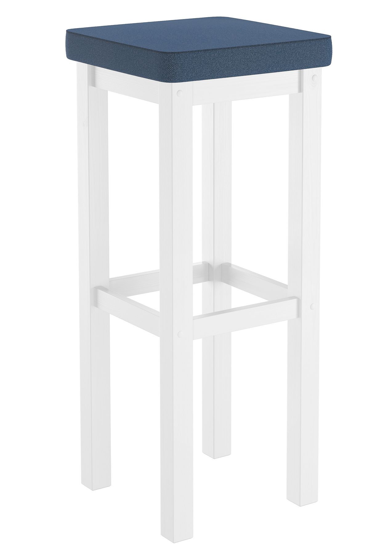 blauer-barhocker-80 cm-gepolstert