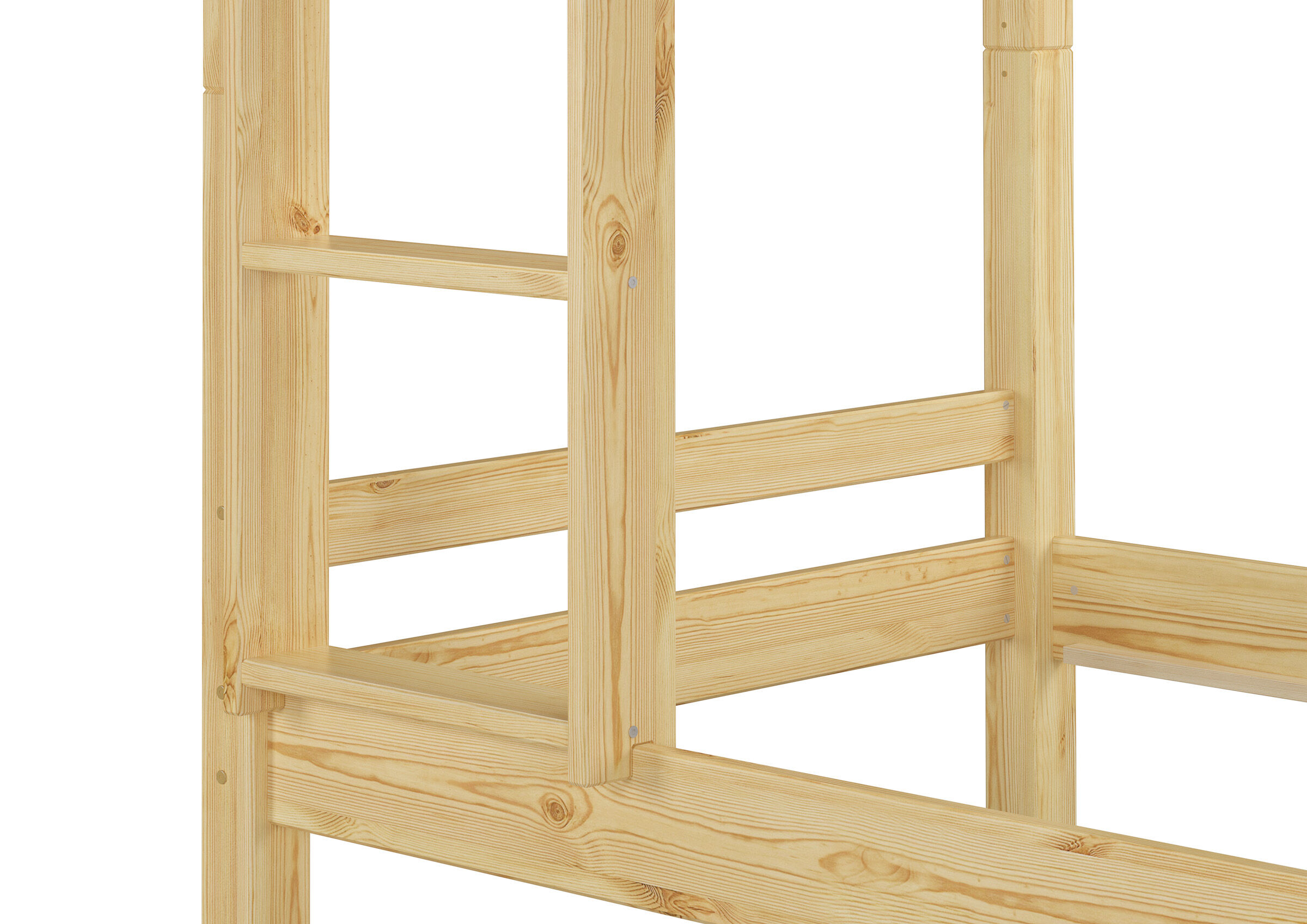 Holzrahmen, Holzregal, Holzbalken, Kiefernholz, Rahmenstruktur, Kiefer Kinderbett