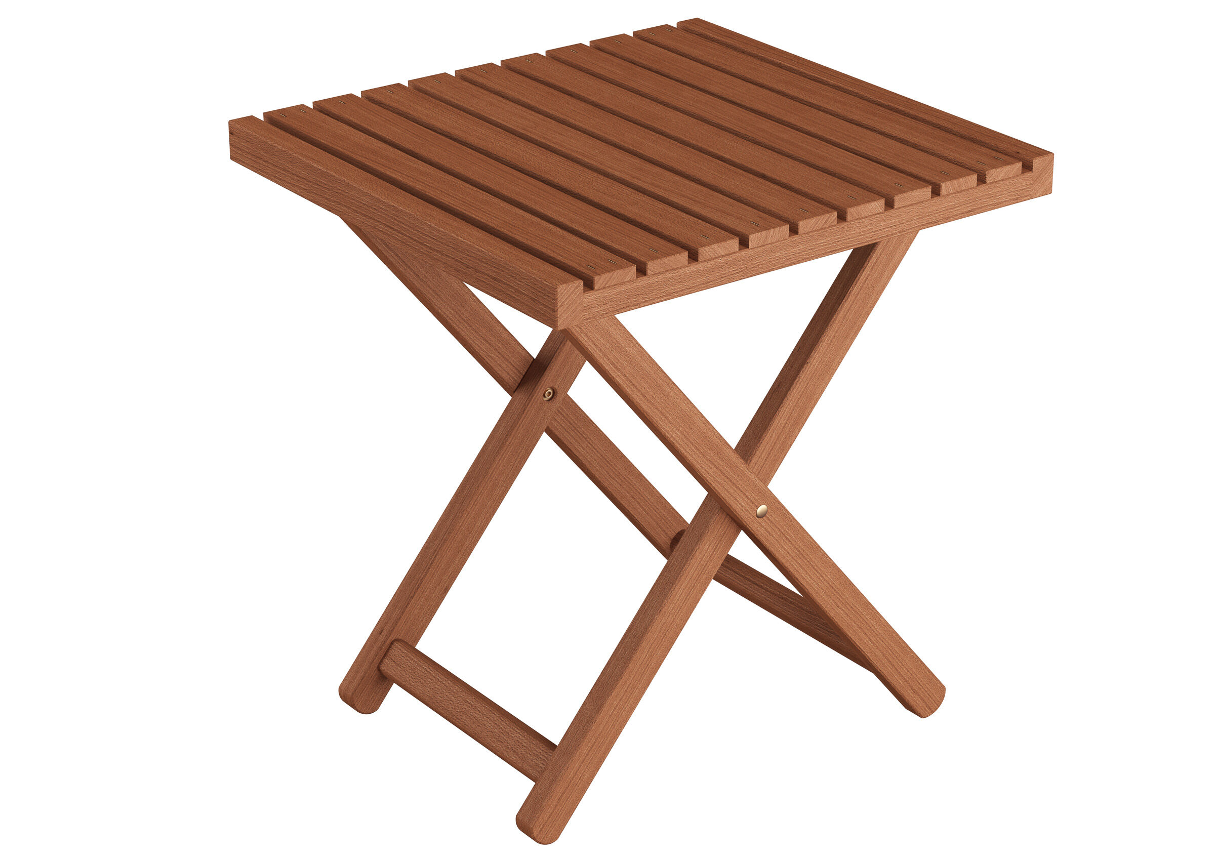 Holztablett, Klappbar, Sitz-/Beistelltisch, Terrassenmöbel, Holzlatten, Beistelltisch als Hocker