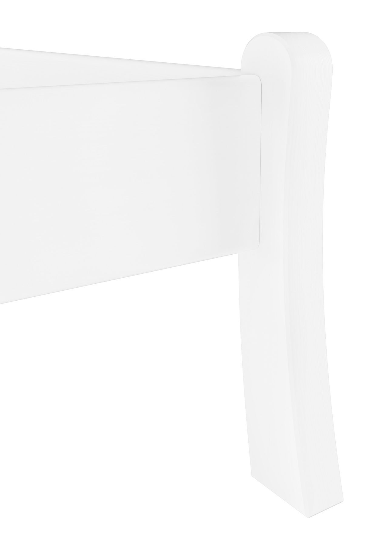 Holzstruktur Quattro varianti di elegante letto una piazza e mezzo 120x200 in Pino in Bianco V-60.61W-12