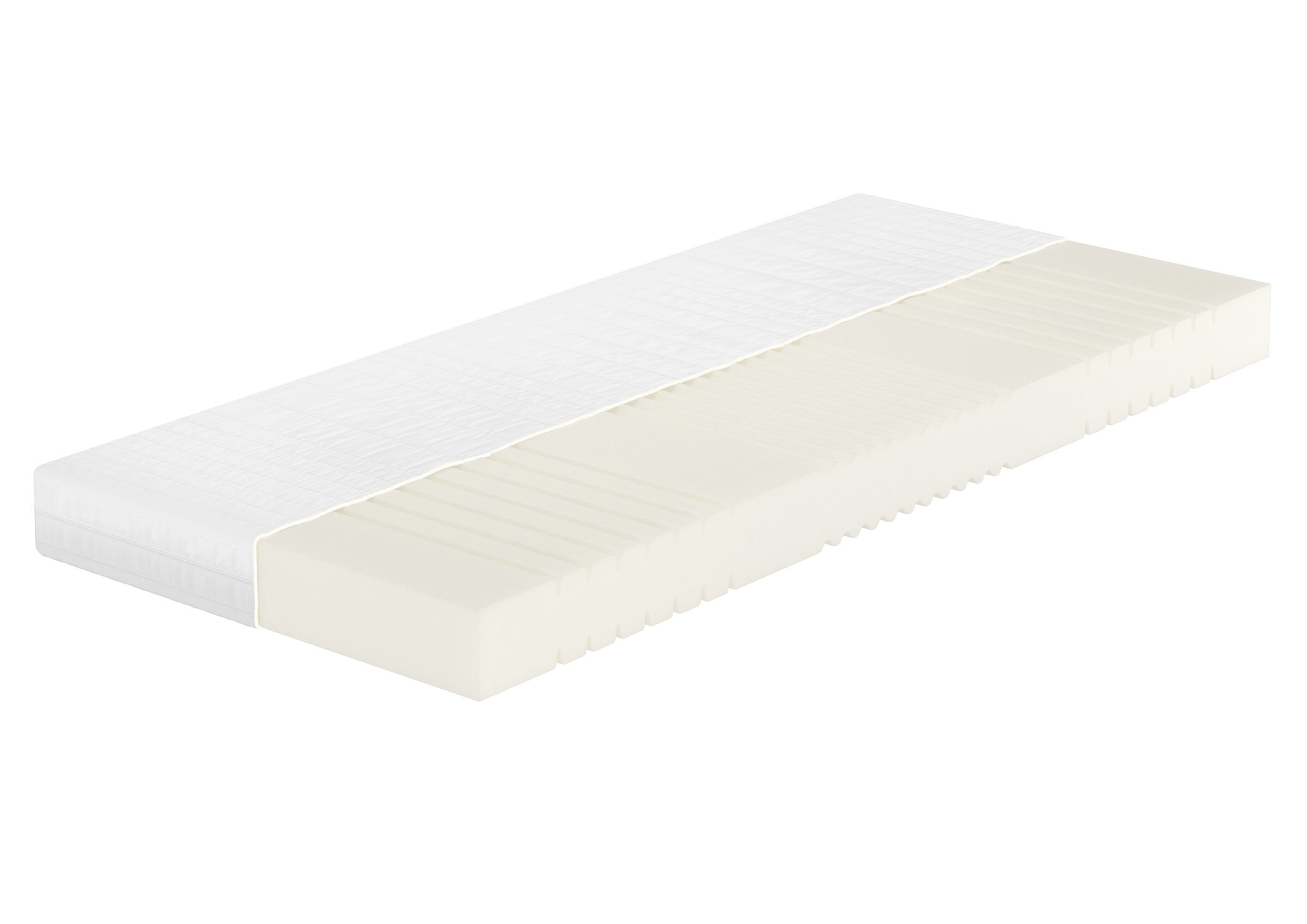 Matratze, Boxspring-Matratze, Kern, Bezug, Fläche, 7- Zonen Komfortschnitt