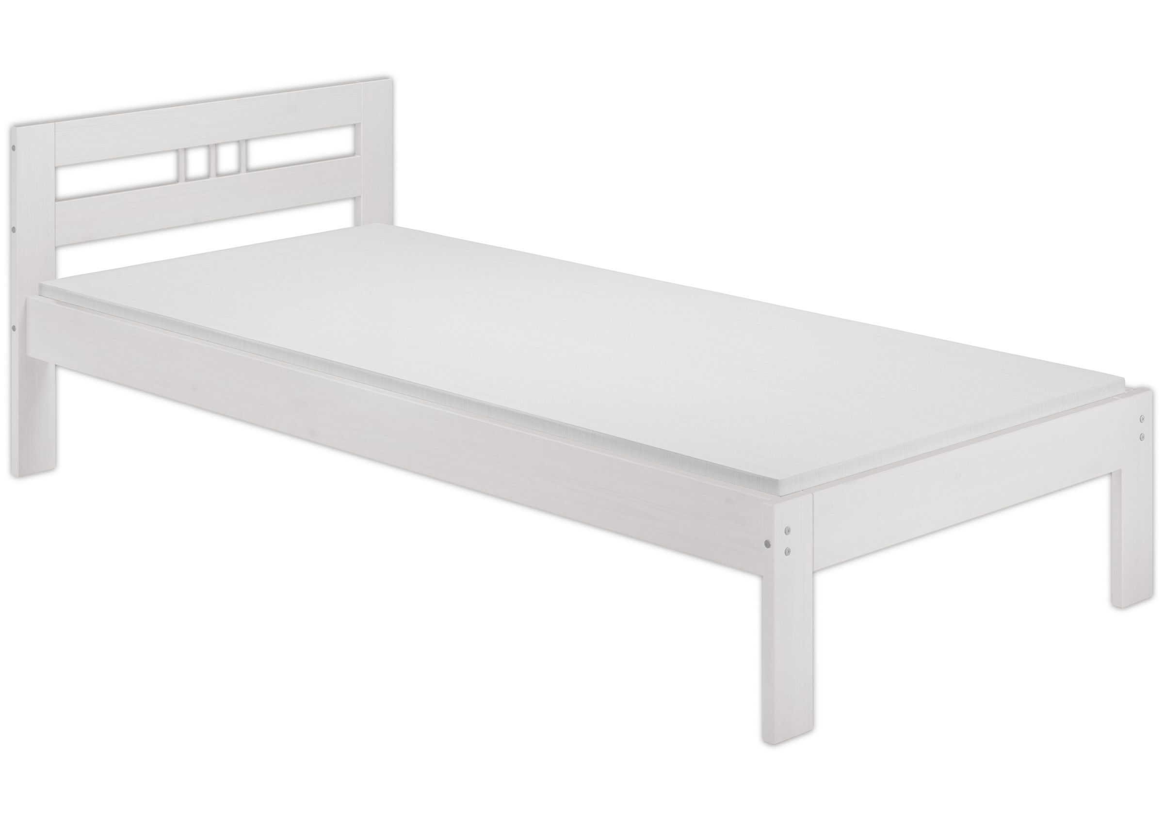 Tre Varianti Di Solido Letto Bianco Classico 90x200 X Adulti In Pino Massello V 60.32 09w Tre Varianti Di Solido Letto Bianco Classico 90x200 X Adulti In Pino Massello V 60.32 09w