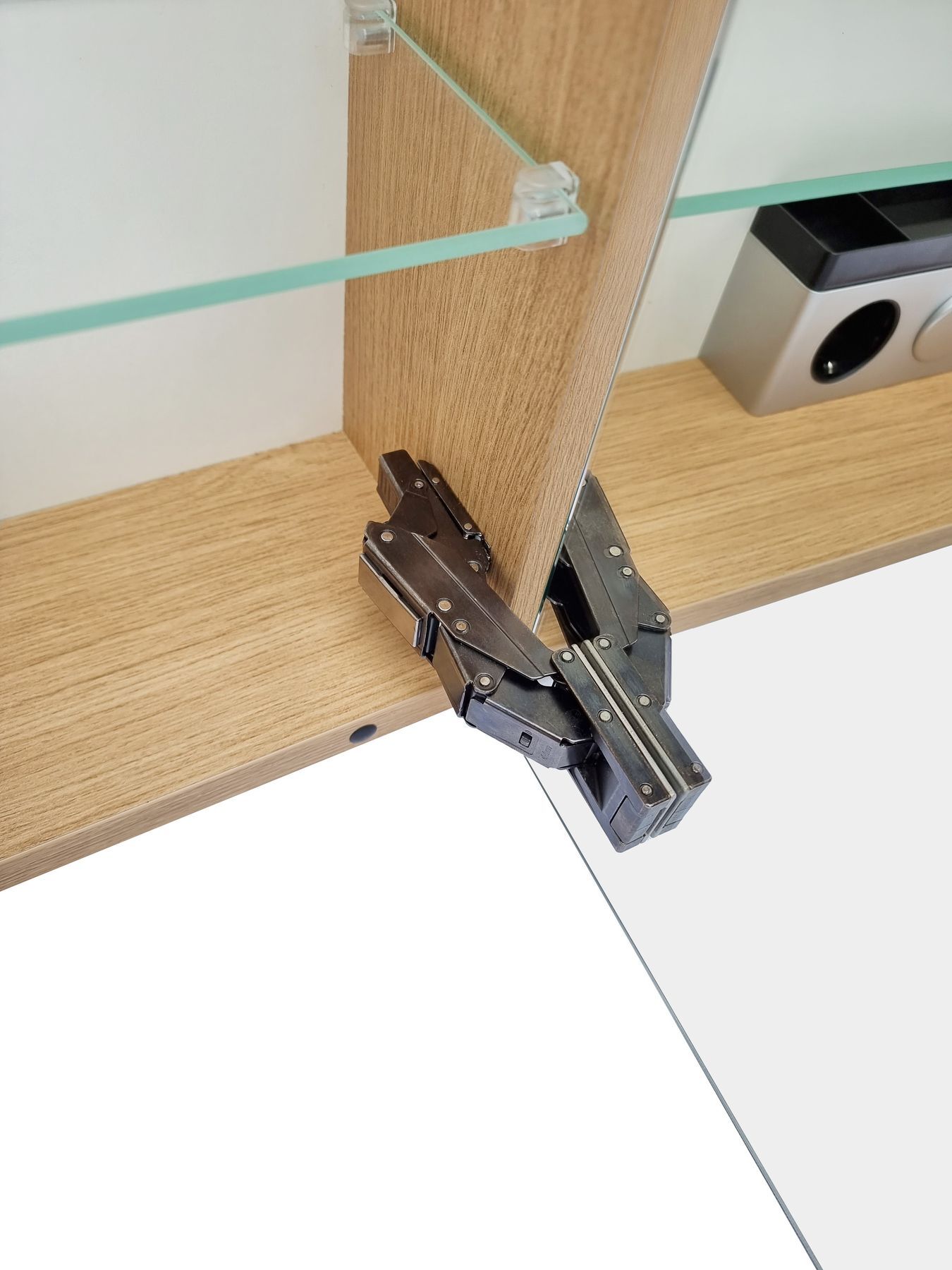 Küche Scharnier, Küchenführung, Glasboden, Eckwinkel, Klemmen, Scharniere Spiegelschrank