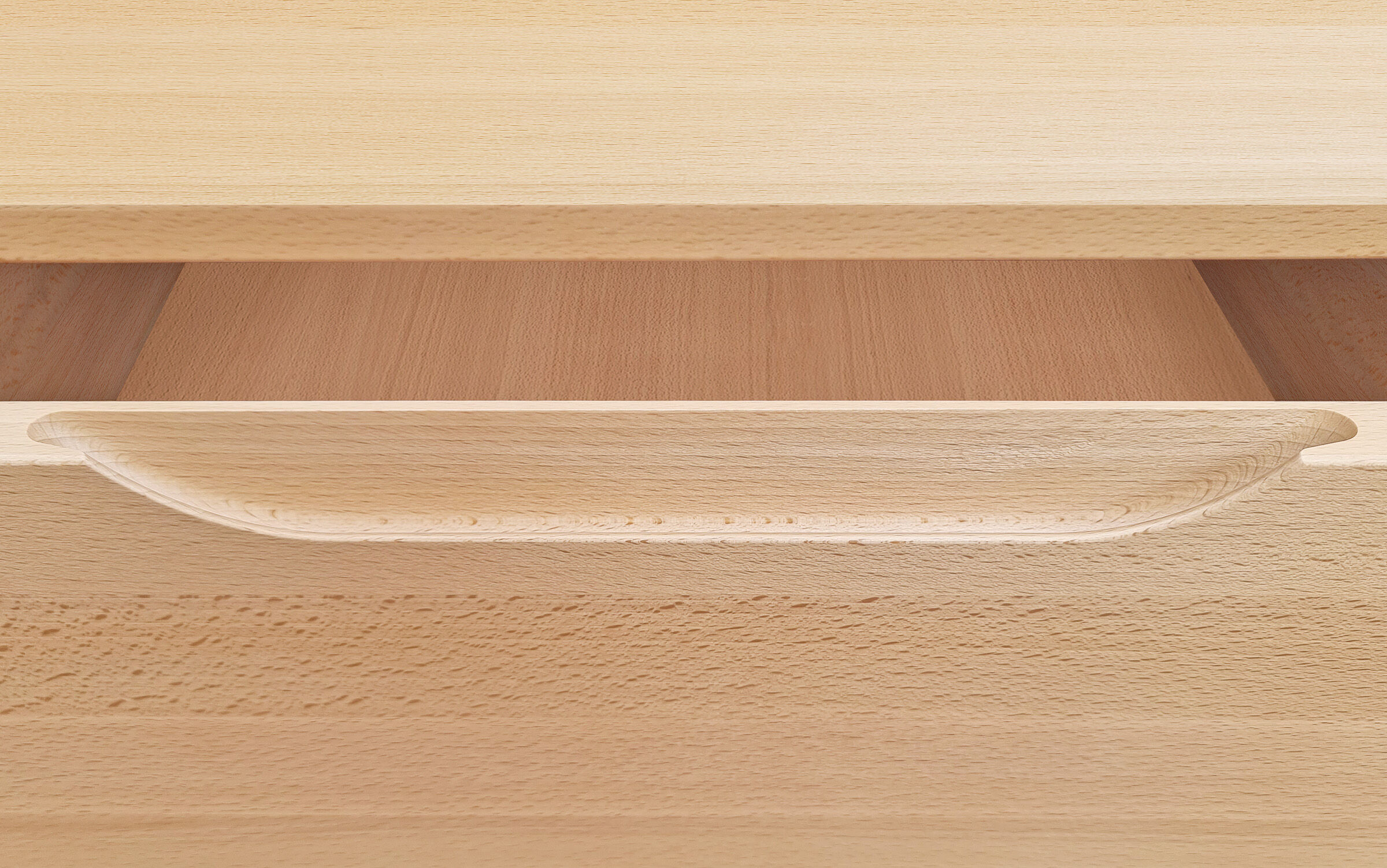 Holz, Schublade, Griff, Küche, Schrank, Buche Nachttisch im Detail
