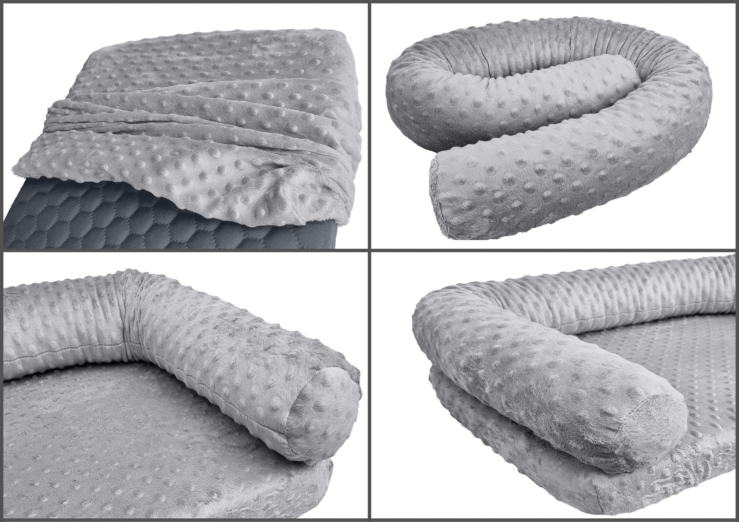 Polster und Matratze für Haustierbett 80x50 cm Zubehör für Tierbett 80x50 cm