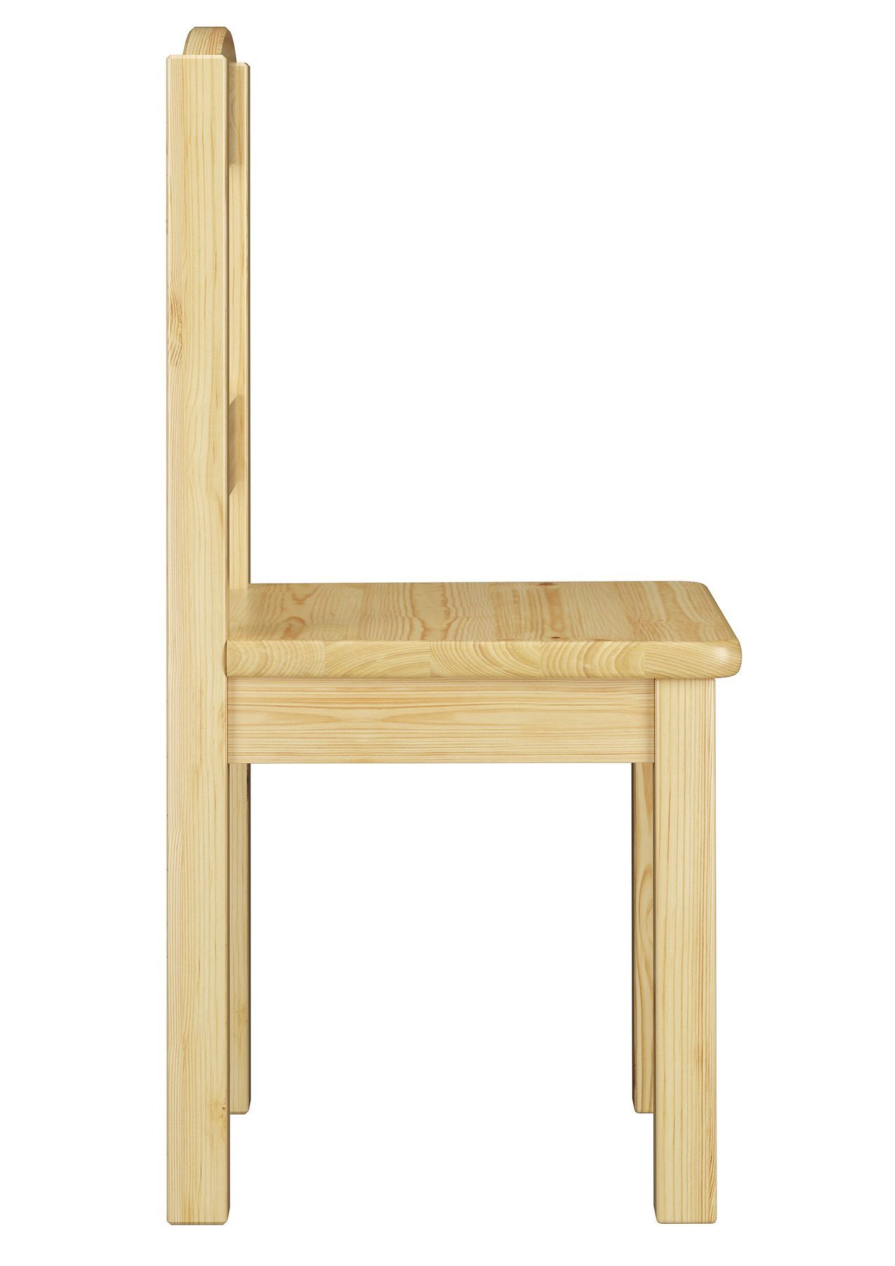 Holzstuhl, Blondholz, Sitzgelegenheit, massivholz, Kante erhöht, Kinderzimmer-Stuhl