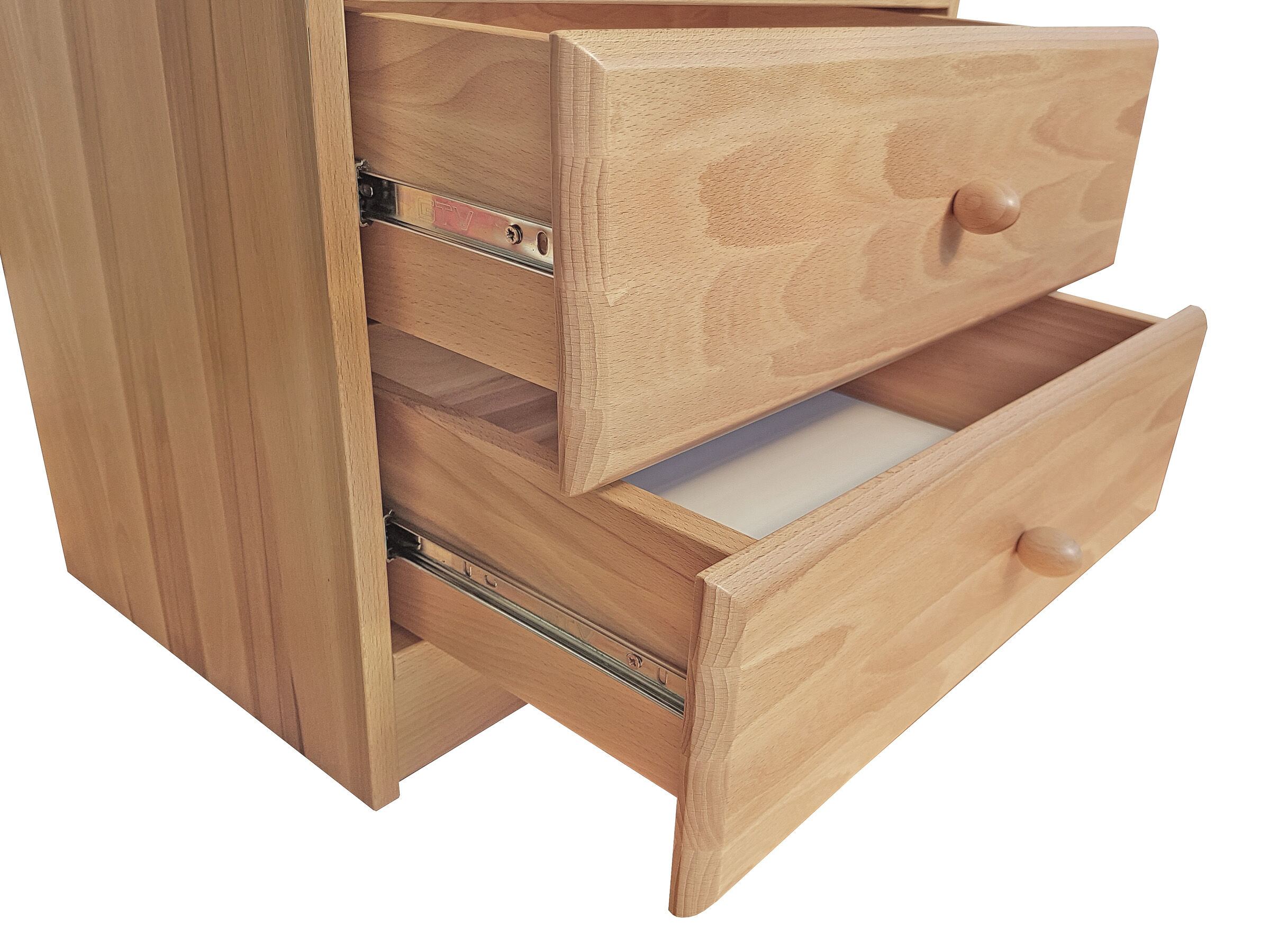 holz, kommode, schublade, naturholz, holzfarbe, Detailbild beiden Schubladen