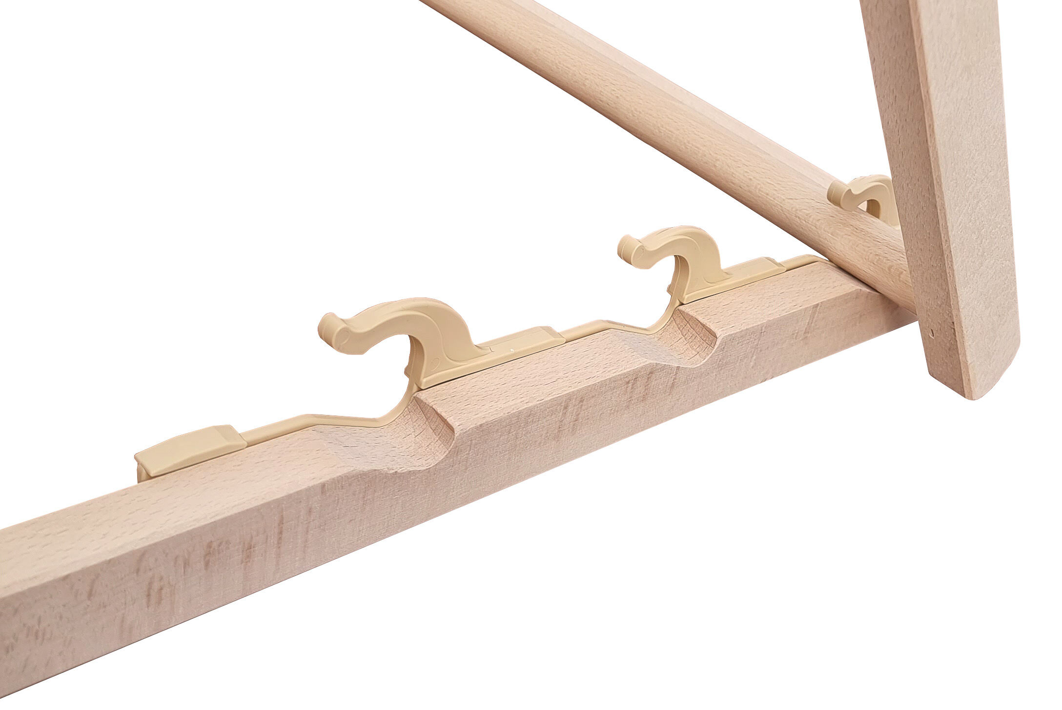 Kleiderbügel, Haken, Holz, Stange, Kleiderstange, Kunststoffhacken