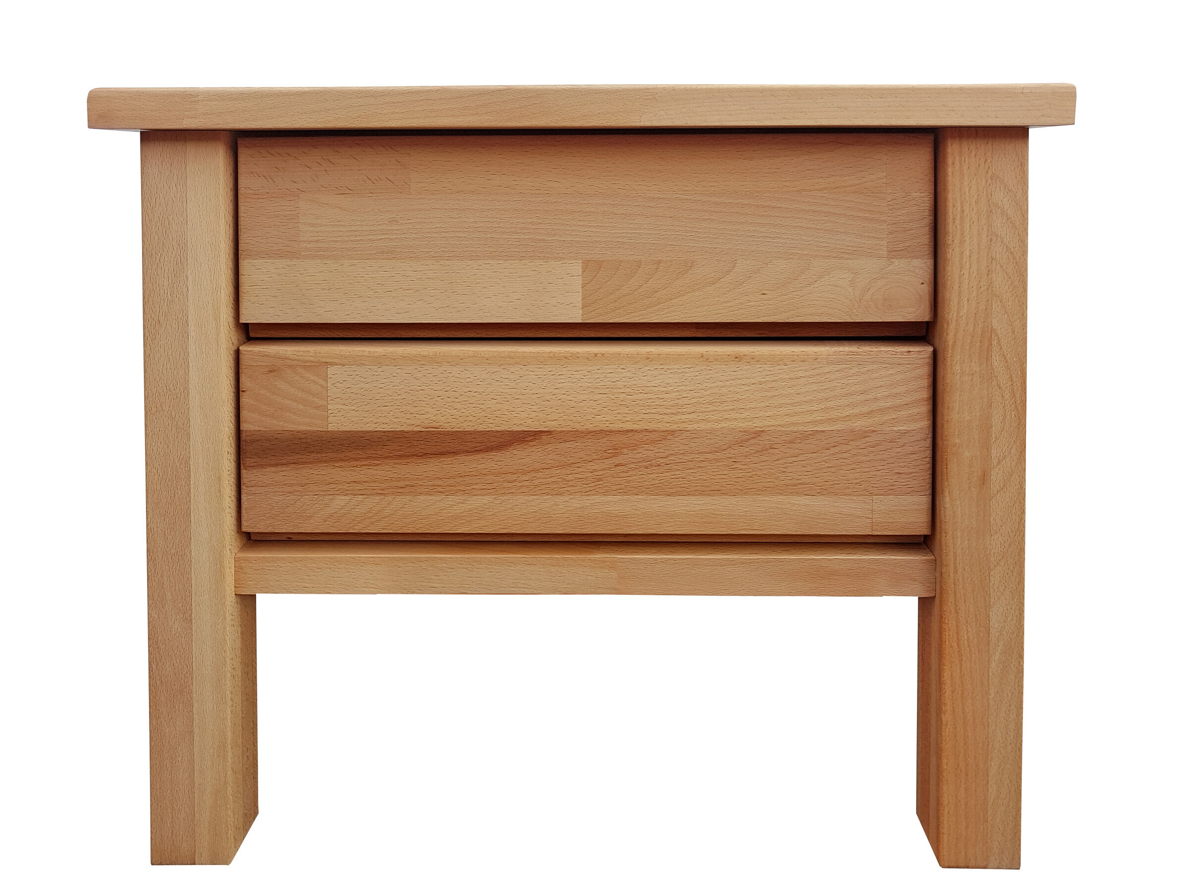 Nachttisch, Nachtkommode, Holz, Schubladen, Kiefernholz, Nachtkommode geöltes Holz