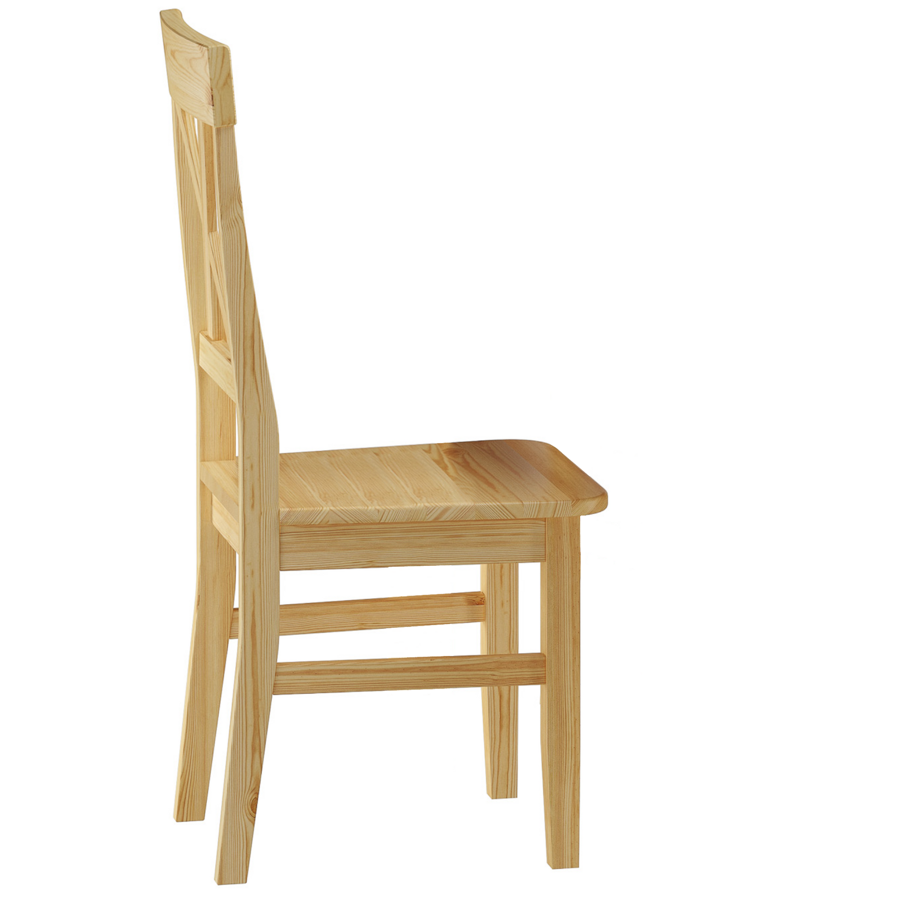 holzstuhl, stuhl, naturholz, holzmöbel, 4-beinig,
