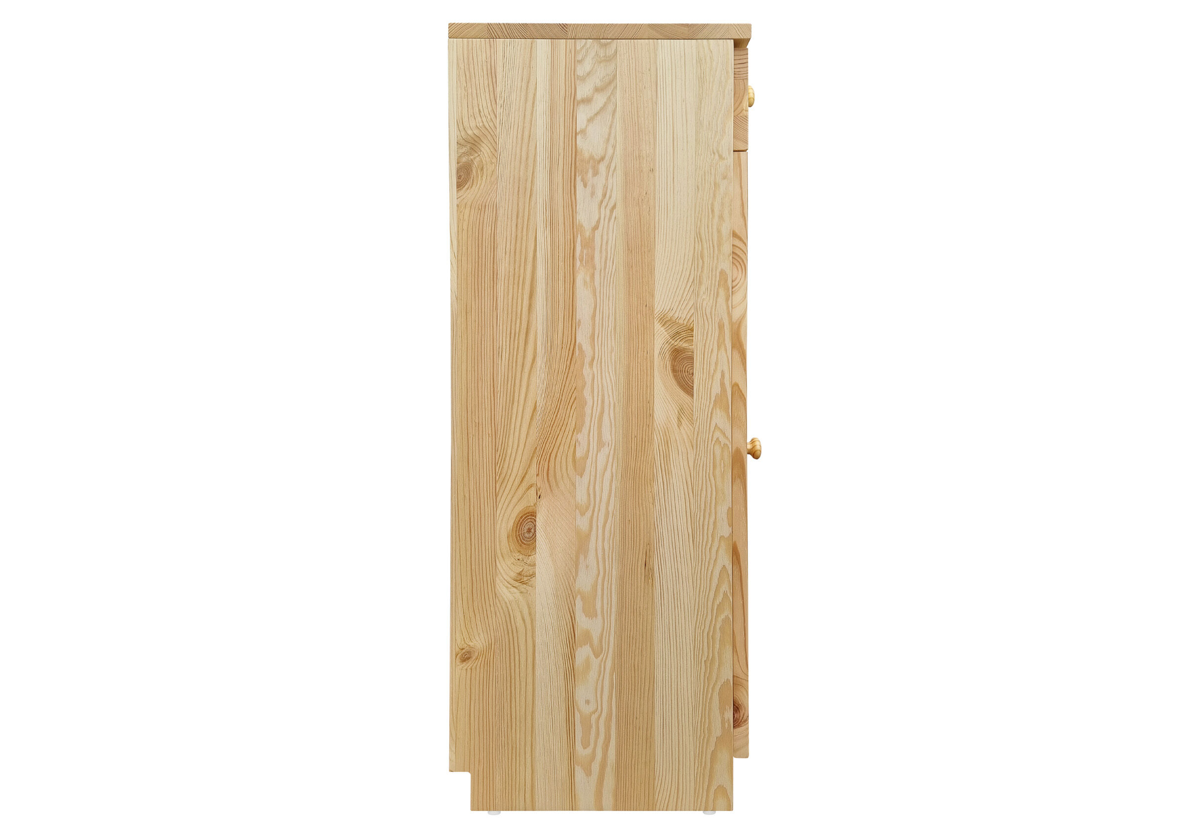 holz, küchenmöbel, schrank, natürliche holzmaserung, frontansicht, Flurkommode Seite