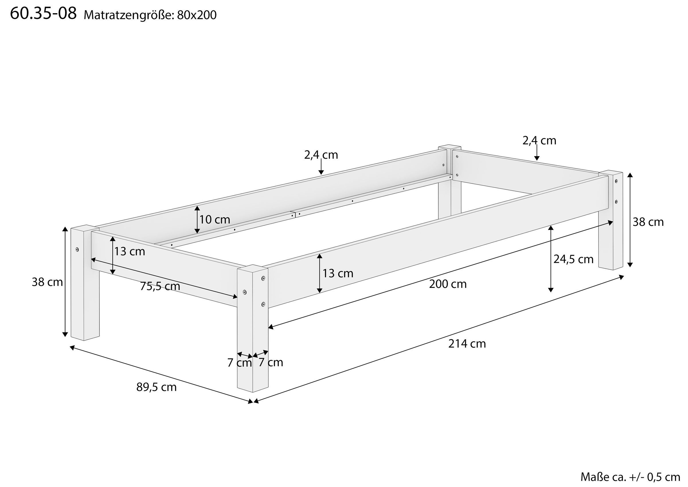 Schublade, Mobiliar, Diagramm, Handlung, Krippe, Skizze mit Maße